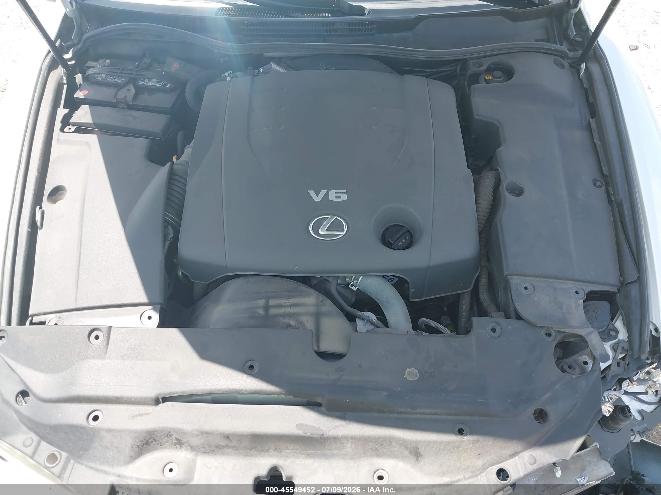 2012 Lexus Is 250   Белый vin: JTHBF5C2XC5173693