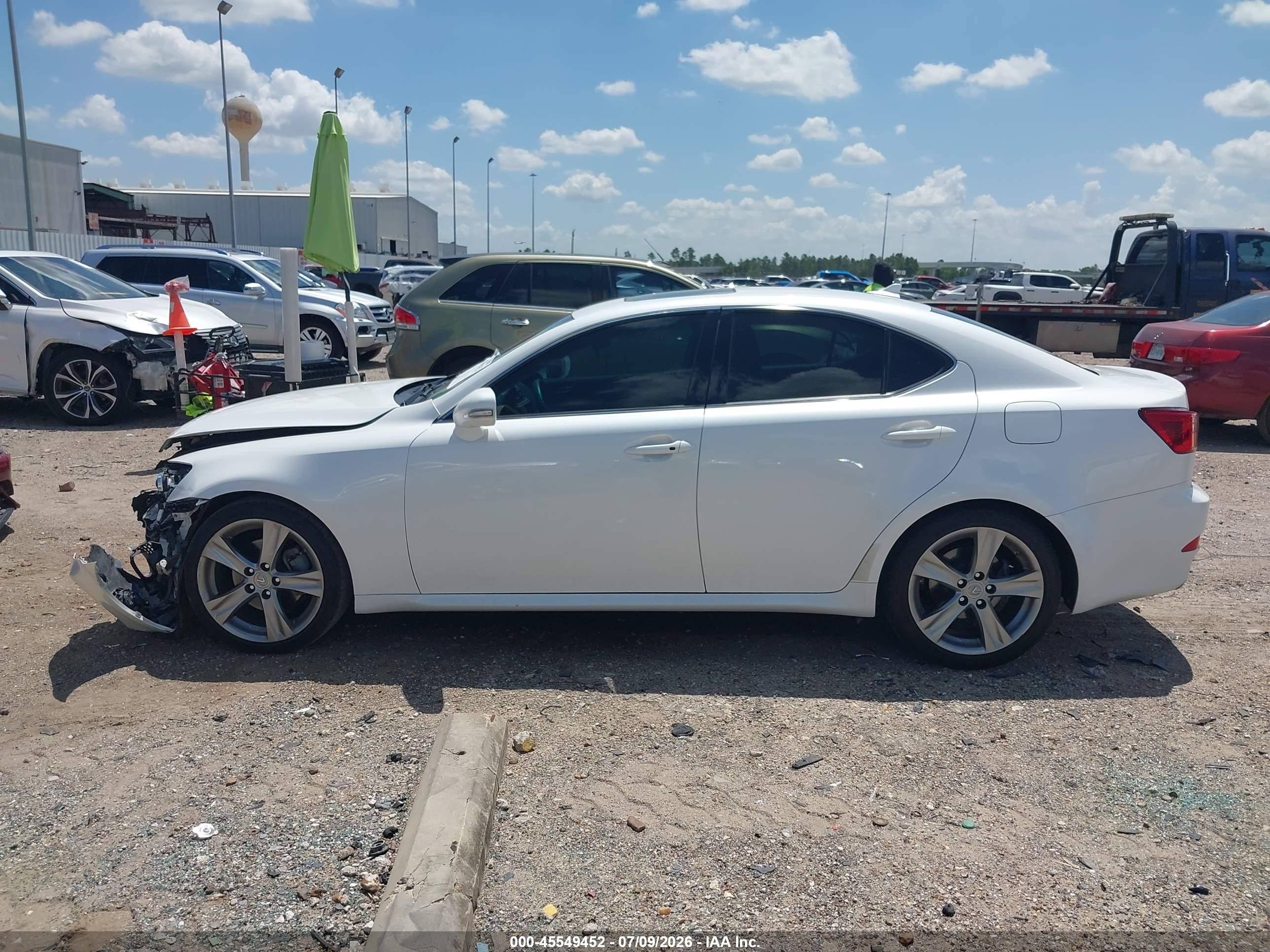 2012 Lexus Is 250   Белый vin: JTHBF5C2XC5173693