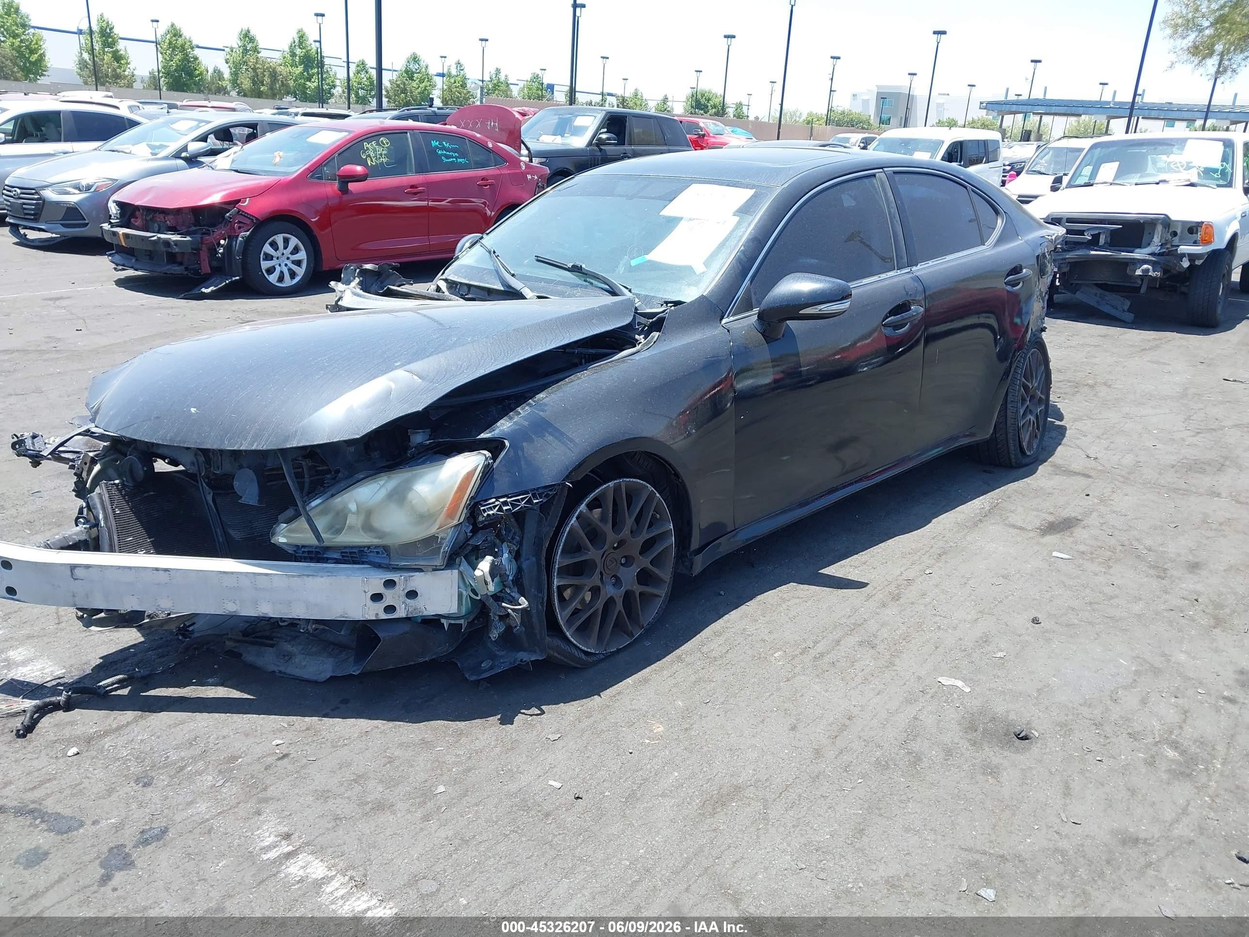 2012 Lexus Is 250   Black vin: JTHBF5C2XC5180482