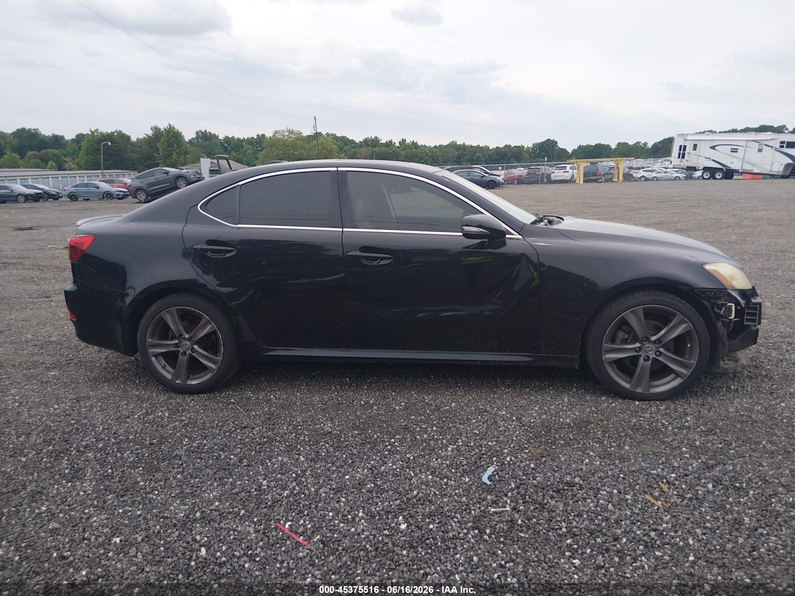 2012 Lexus Is 250   Black vin: JTHBF5C2XC5180644