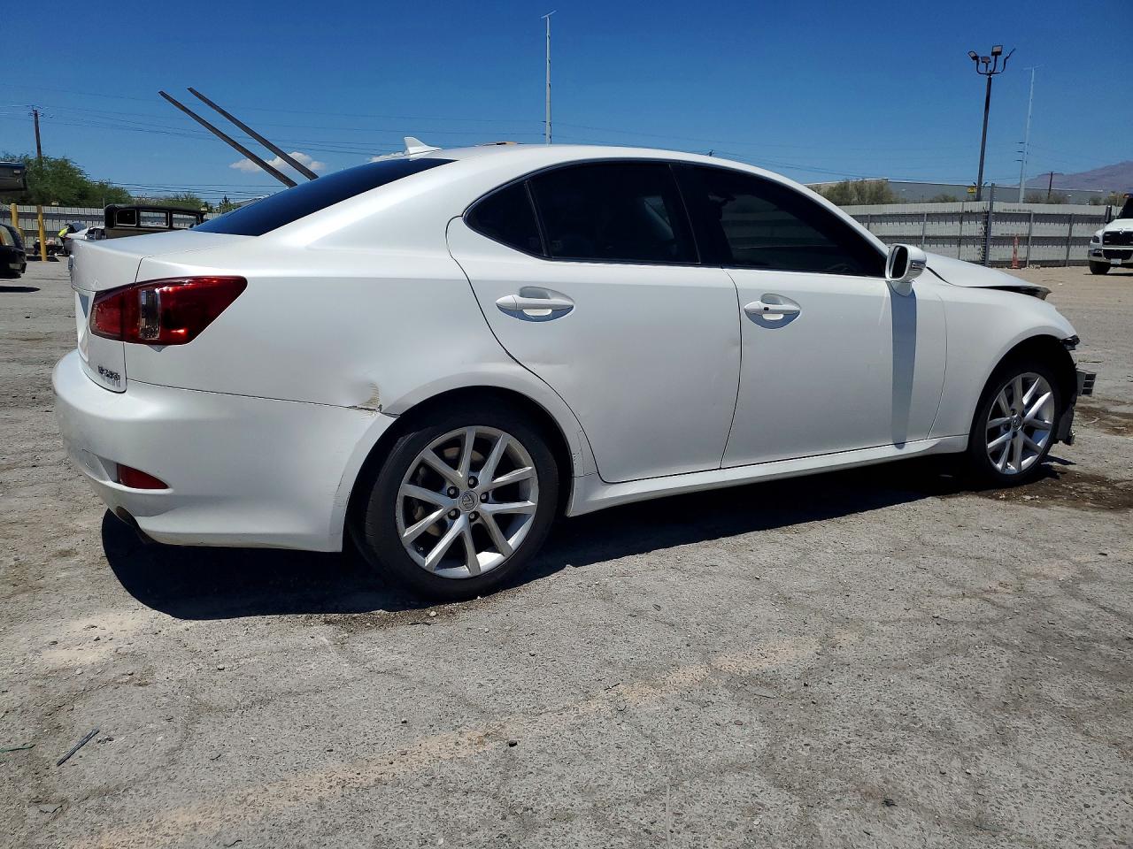 2012 Lexus Is 250 Белый vin: JTHBF5C2XC5181468