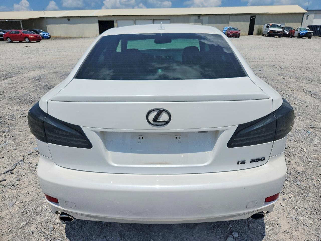 2012 Lexus Is 250 White vin: JTHBF5C2XC5181700