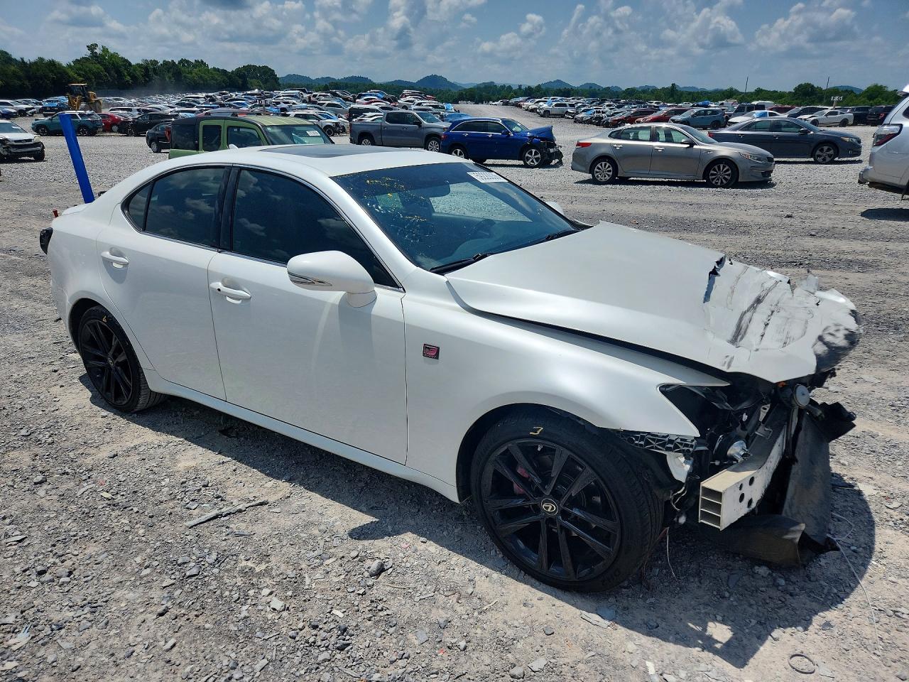 2012 Lexus Is 250 White vin: JTHBF5C2XC5181700