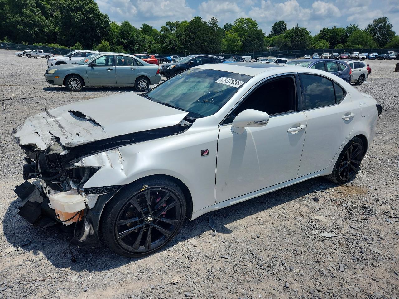 2012 Lexus Is 250 White vin: JTHBF5C2XC5181700
