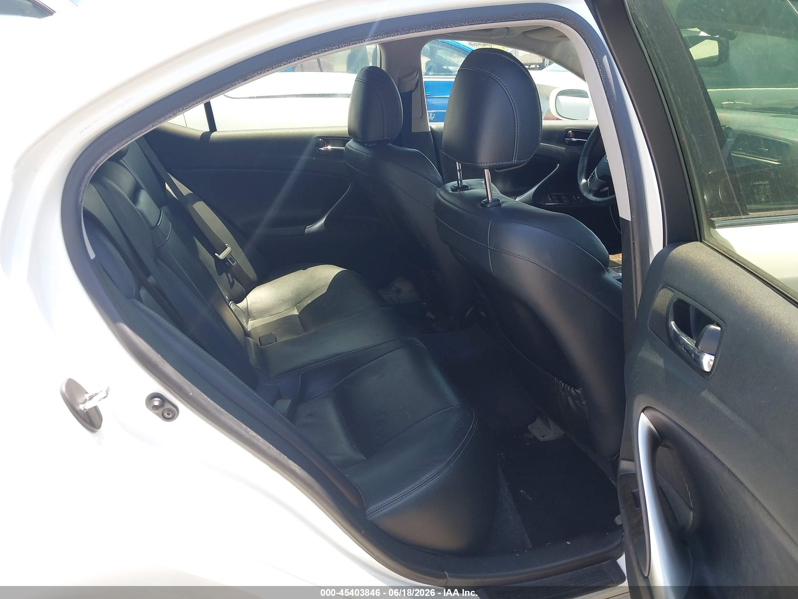 2013 Lexus Is 250 White vin: JTHBF5C2XD2103193