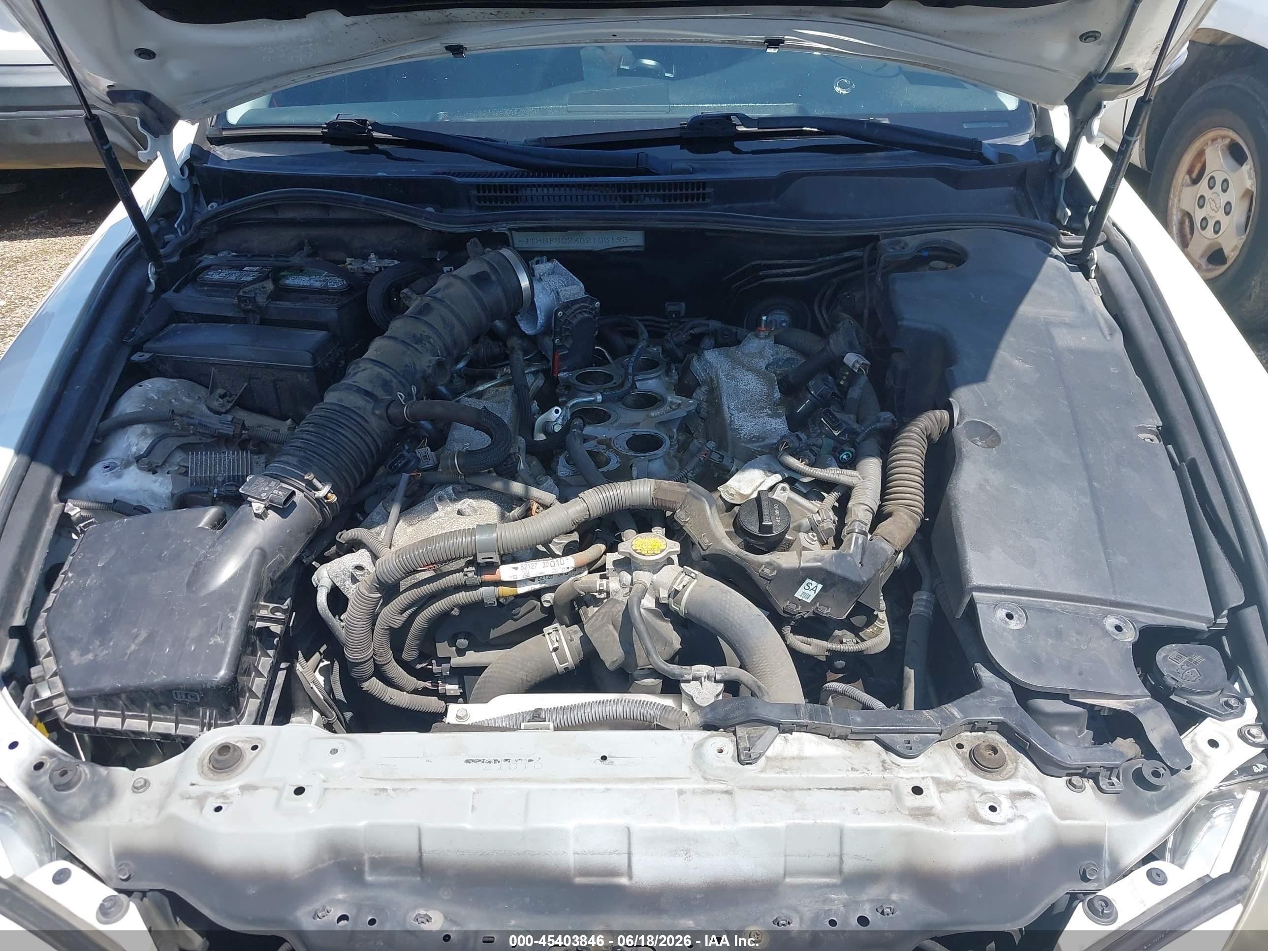 2013 Lexus Is 250 White vin: JTHBF5C2XD2103193