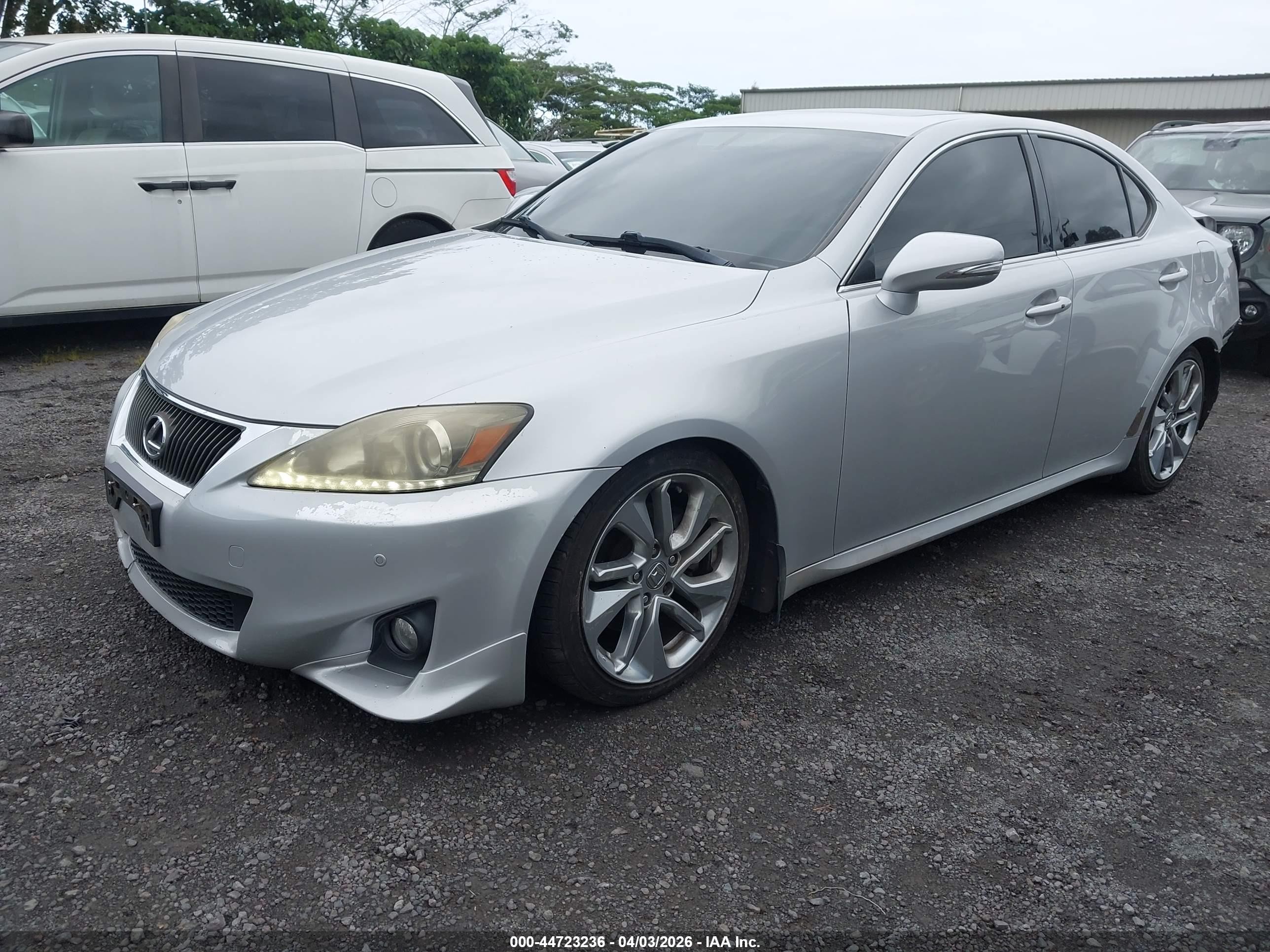 2013 Lexus Is 250 Silver vin: JTHBF5C2XD5187028