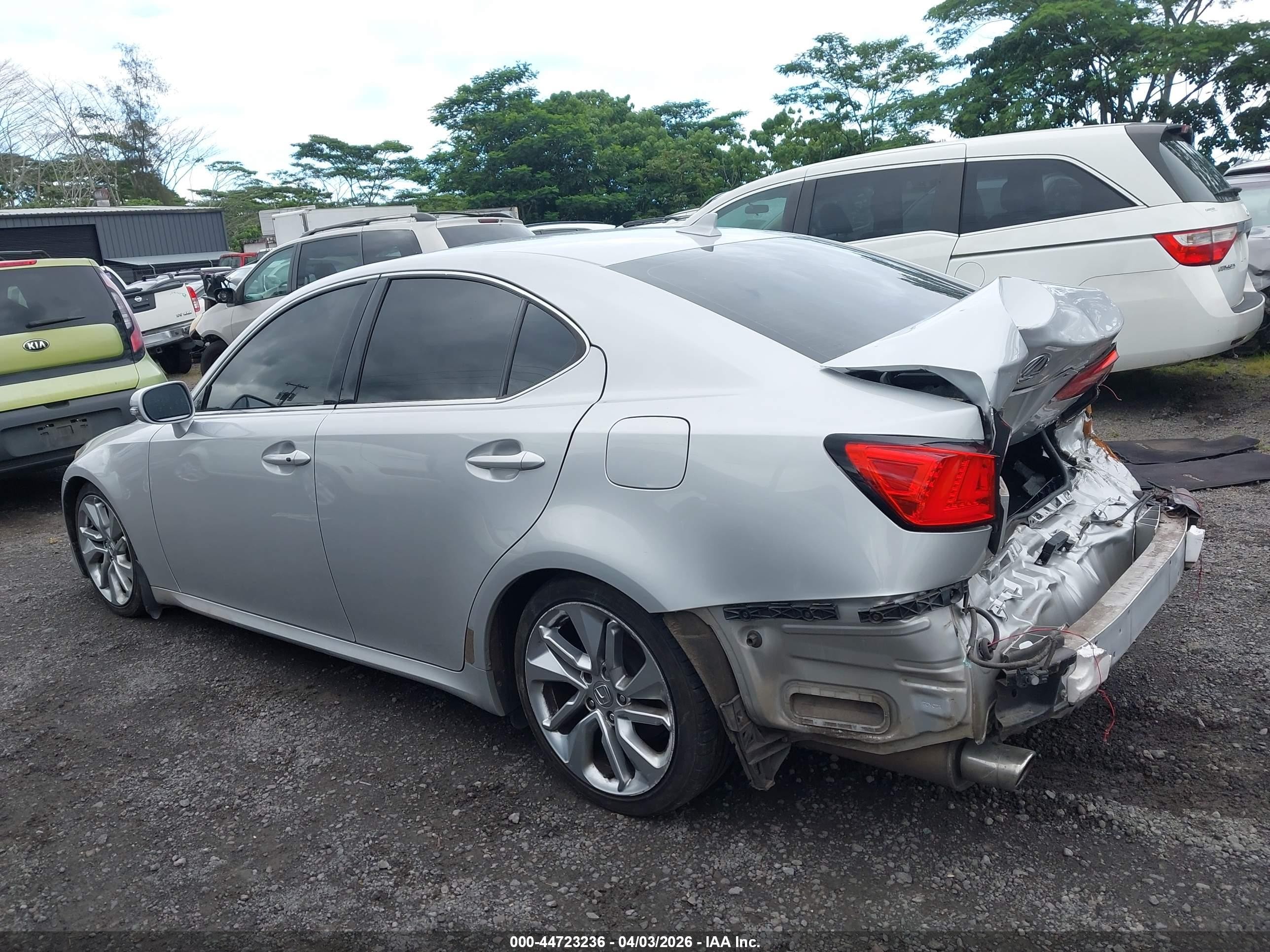 2013 Lexus Is 250 Silver vin: JTHBF5C2XD5187028