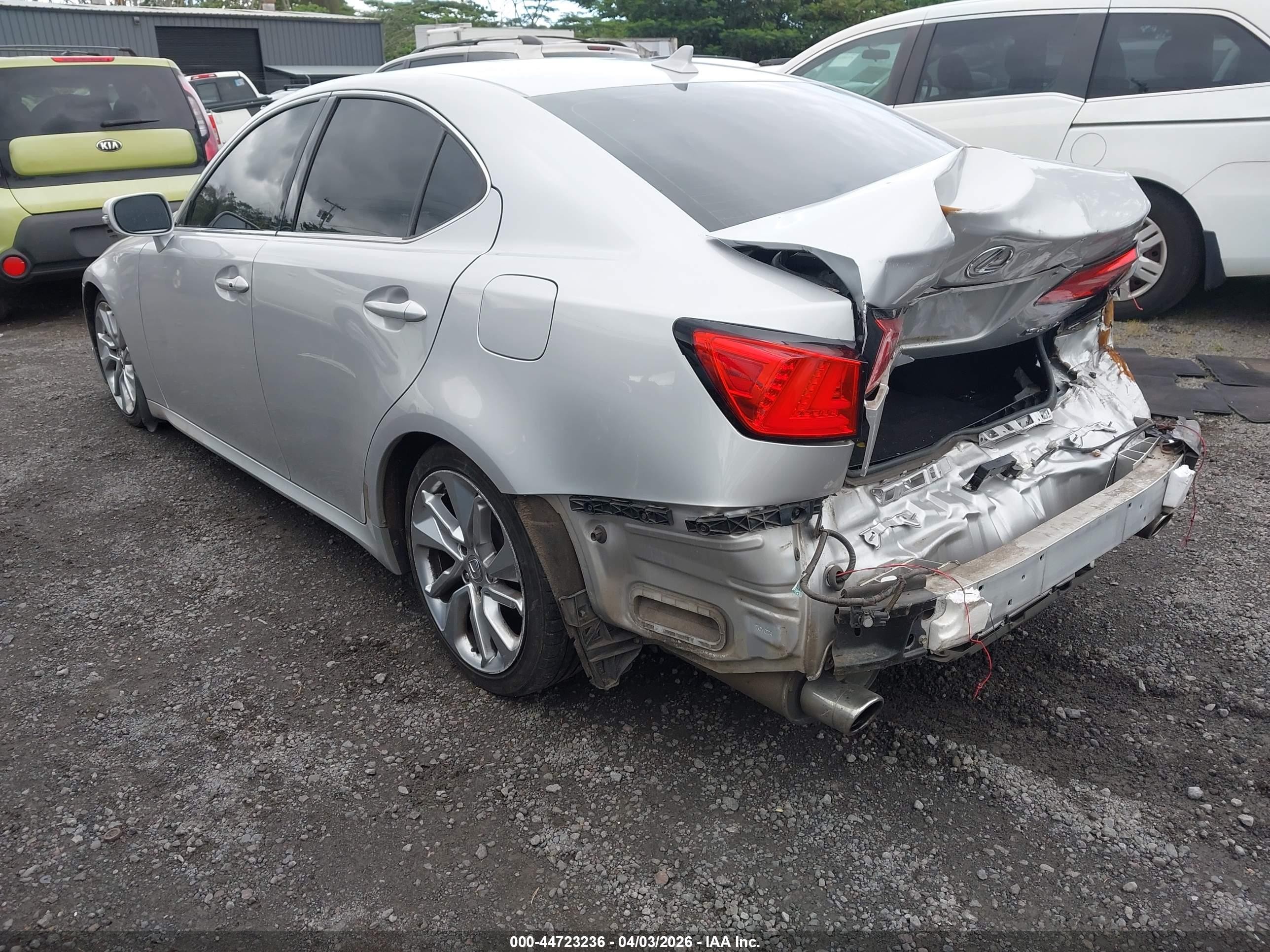 2013 Lexus Is 250 Silver vin: JTHBF5C2XD5187028