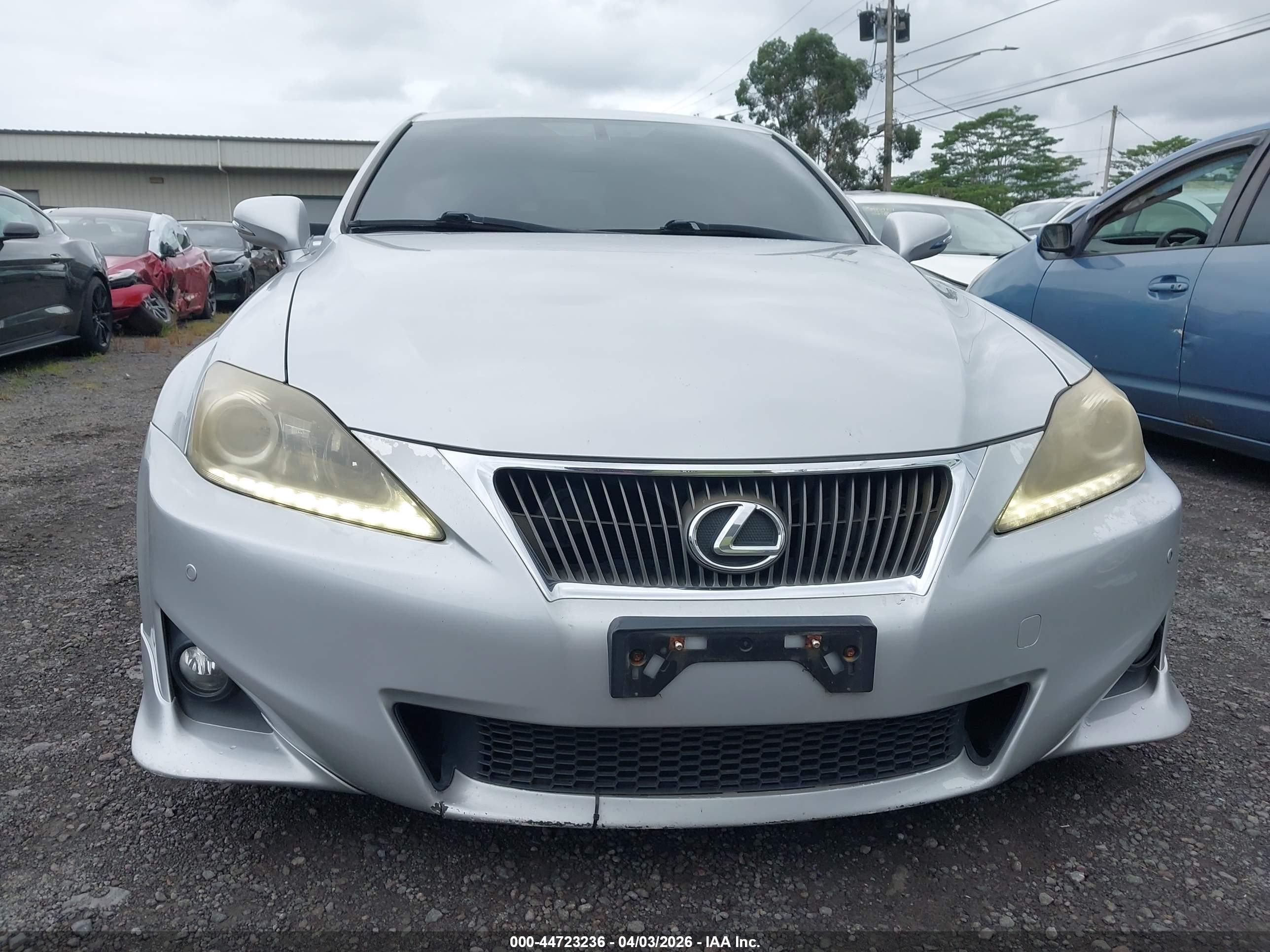 2013 Lexus Is 250 Silver vin: JTHBF5C2XD5187028