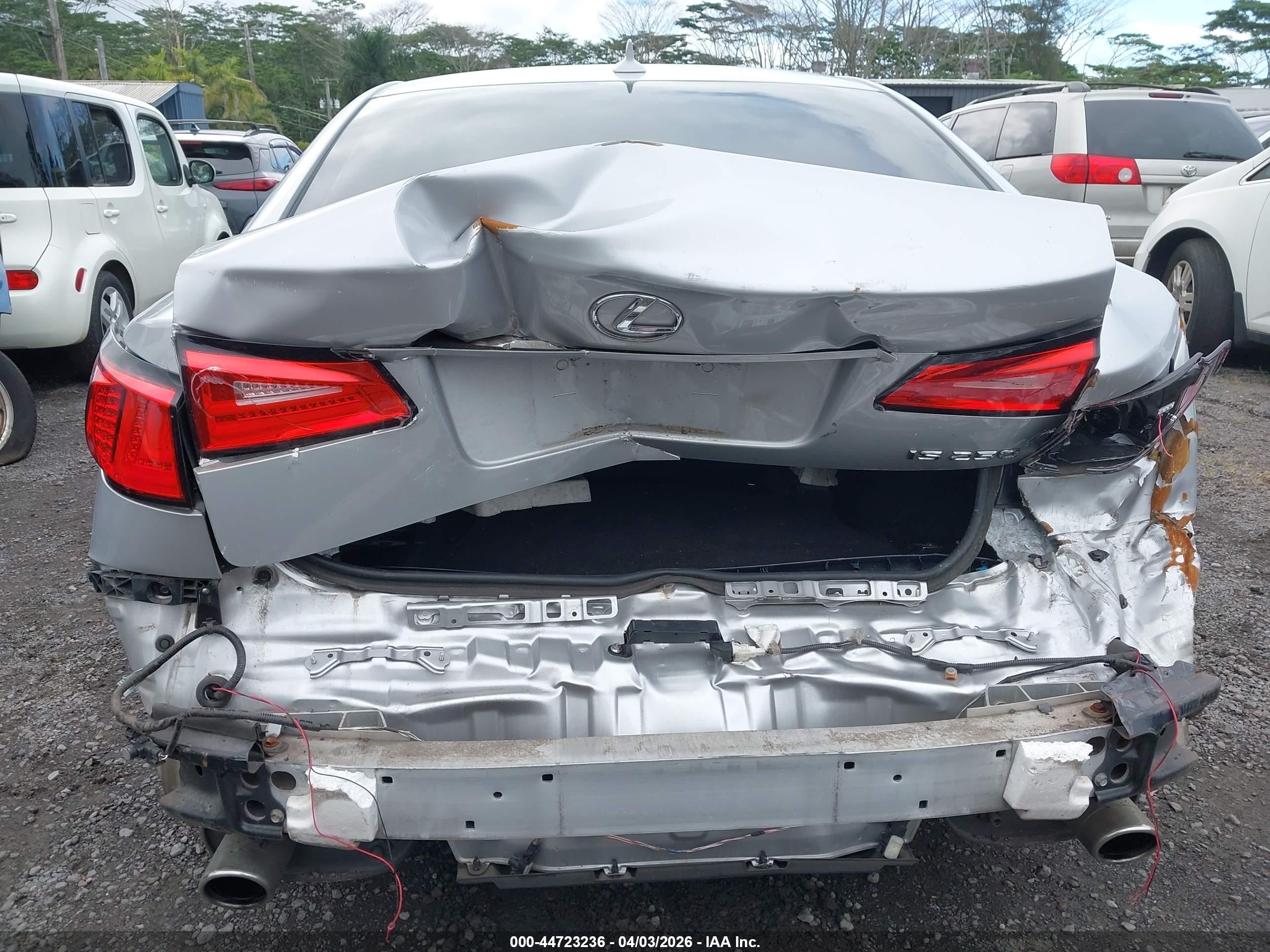 2013 Lexus Is 250 Silver vin: JTHBF5C2XD5187028