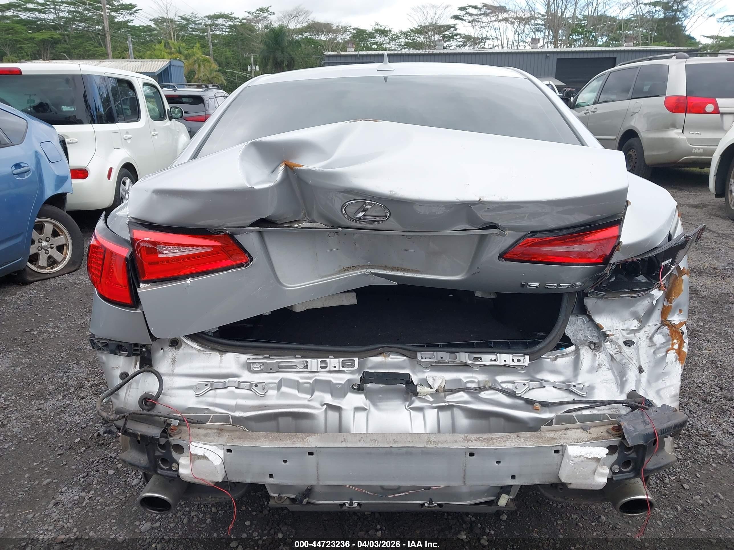 2013 Lexus Is 250 Silver vin: JTHBF5C2XD5187028