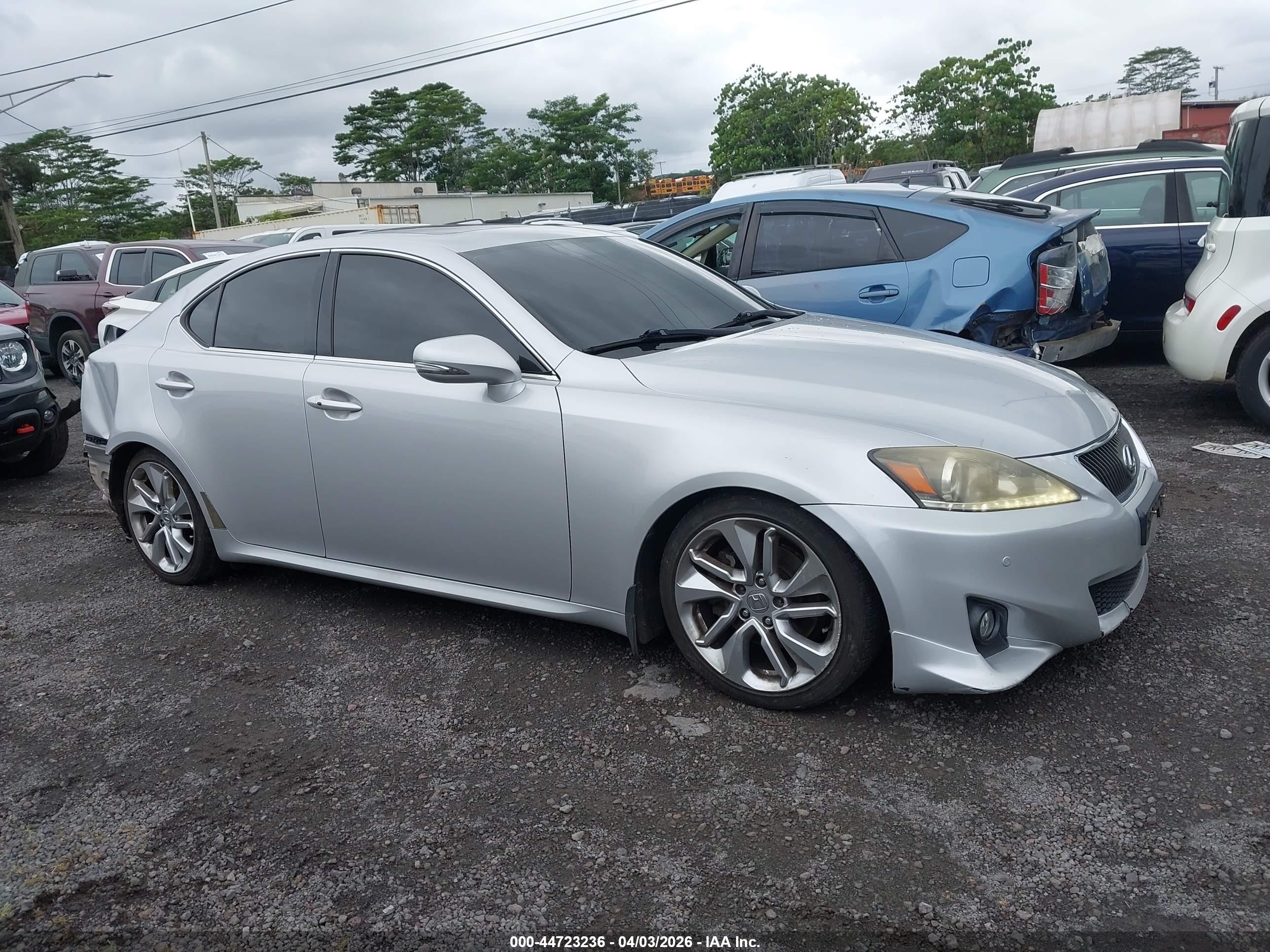 2013 Lexus Is 250 Silver vin: JTHBF5C2XD5187028