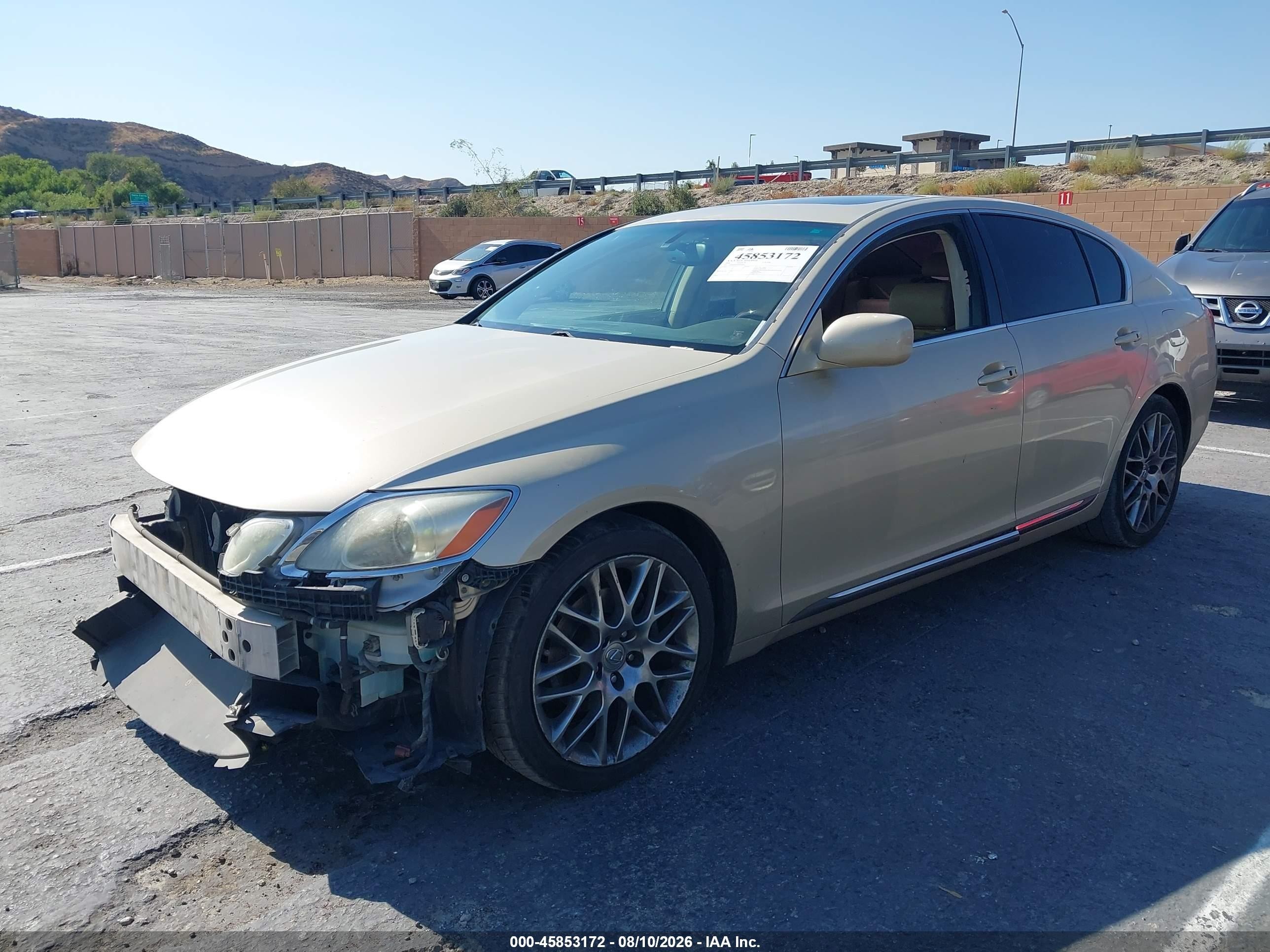 2006 Lexus Gs 300 Champagne vin: JTHBH96S065004445