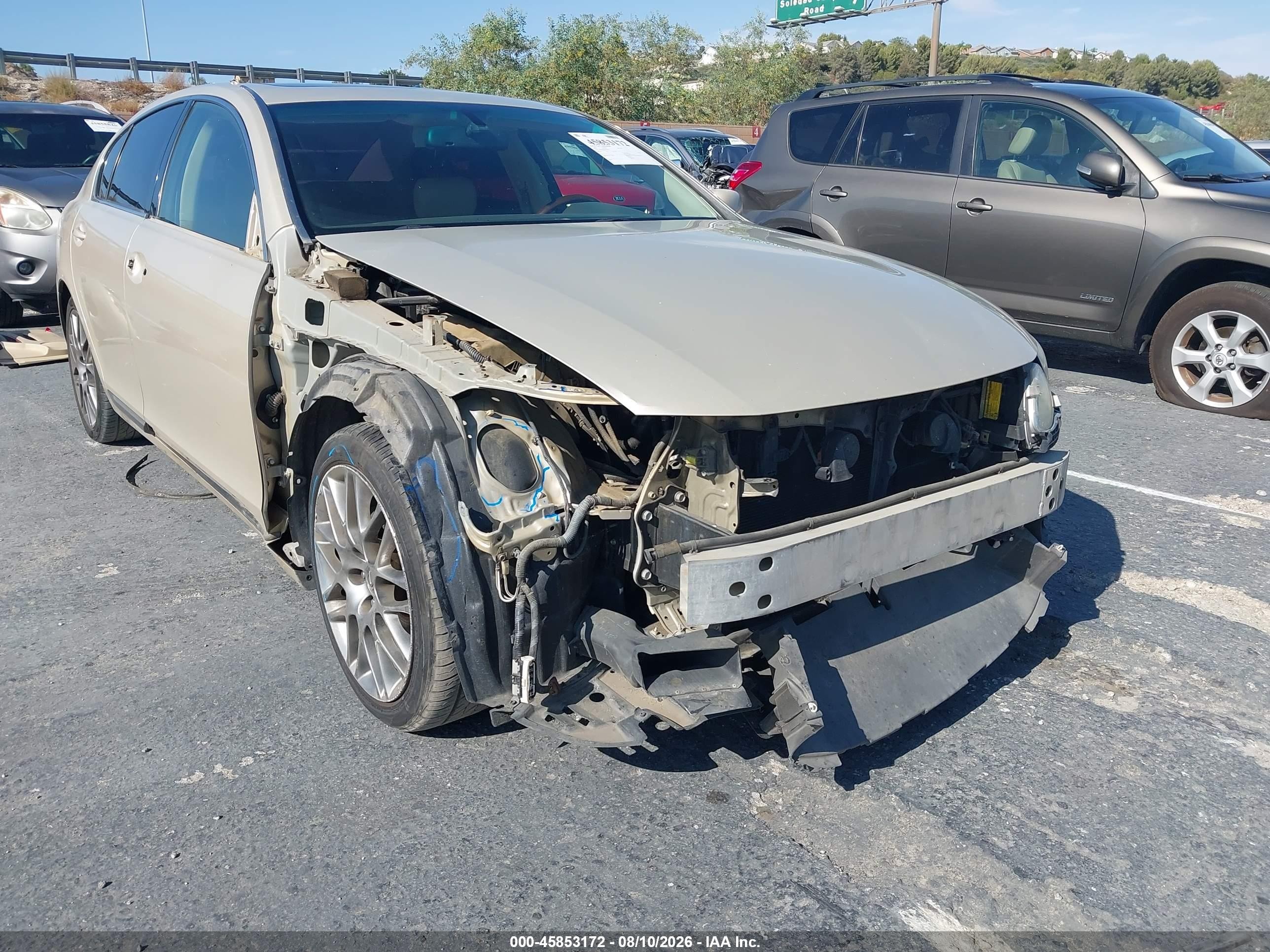 2006 Lexus Gs 300 Champagne vin: JTHBH96S065004445