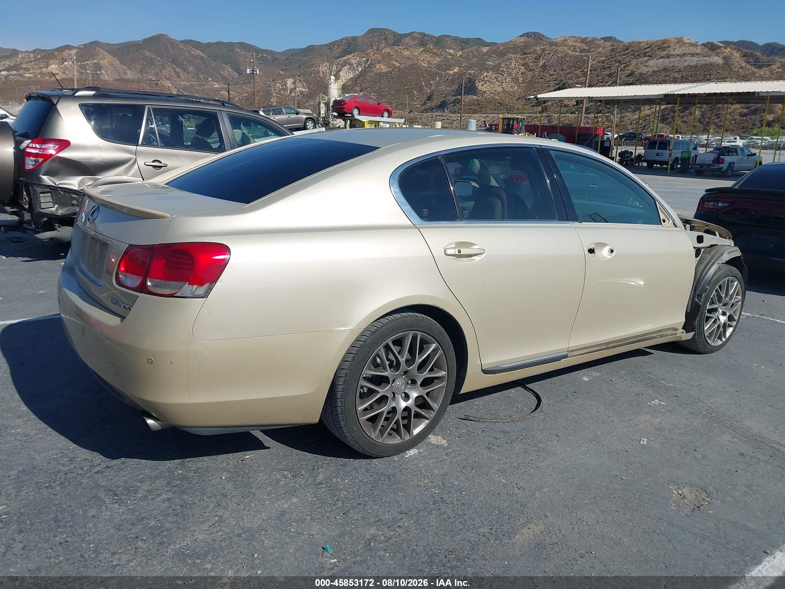 2006 Lexus Gs 300 Champagne vin: JTHBH96S065004445