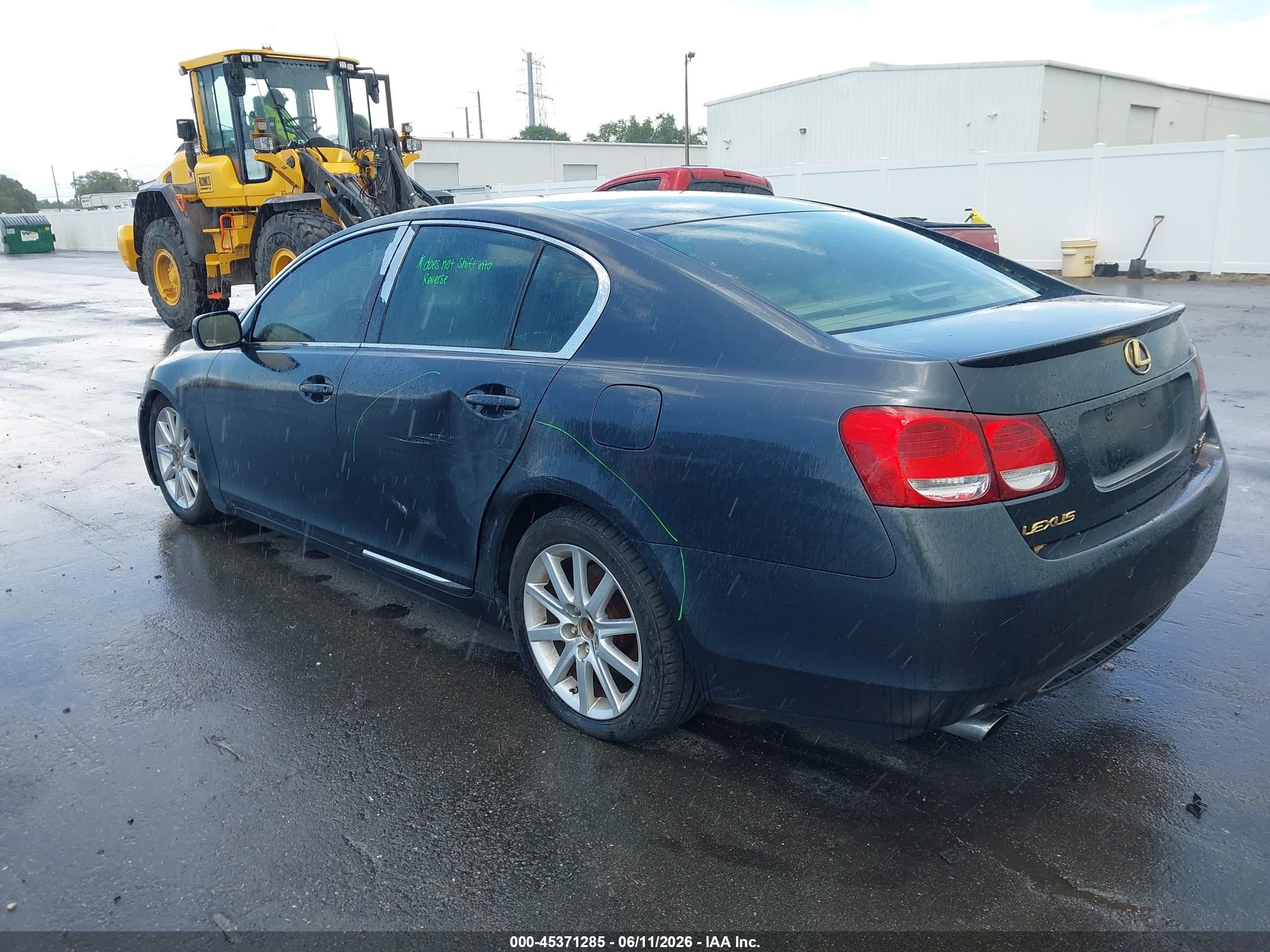 2006 Lexus Gs 300 Серый vin: JTHBH96S065008835