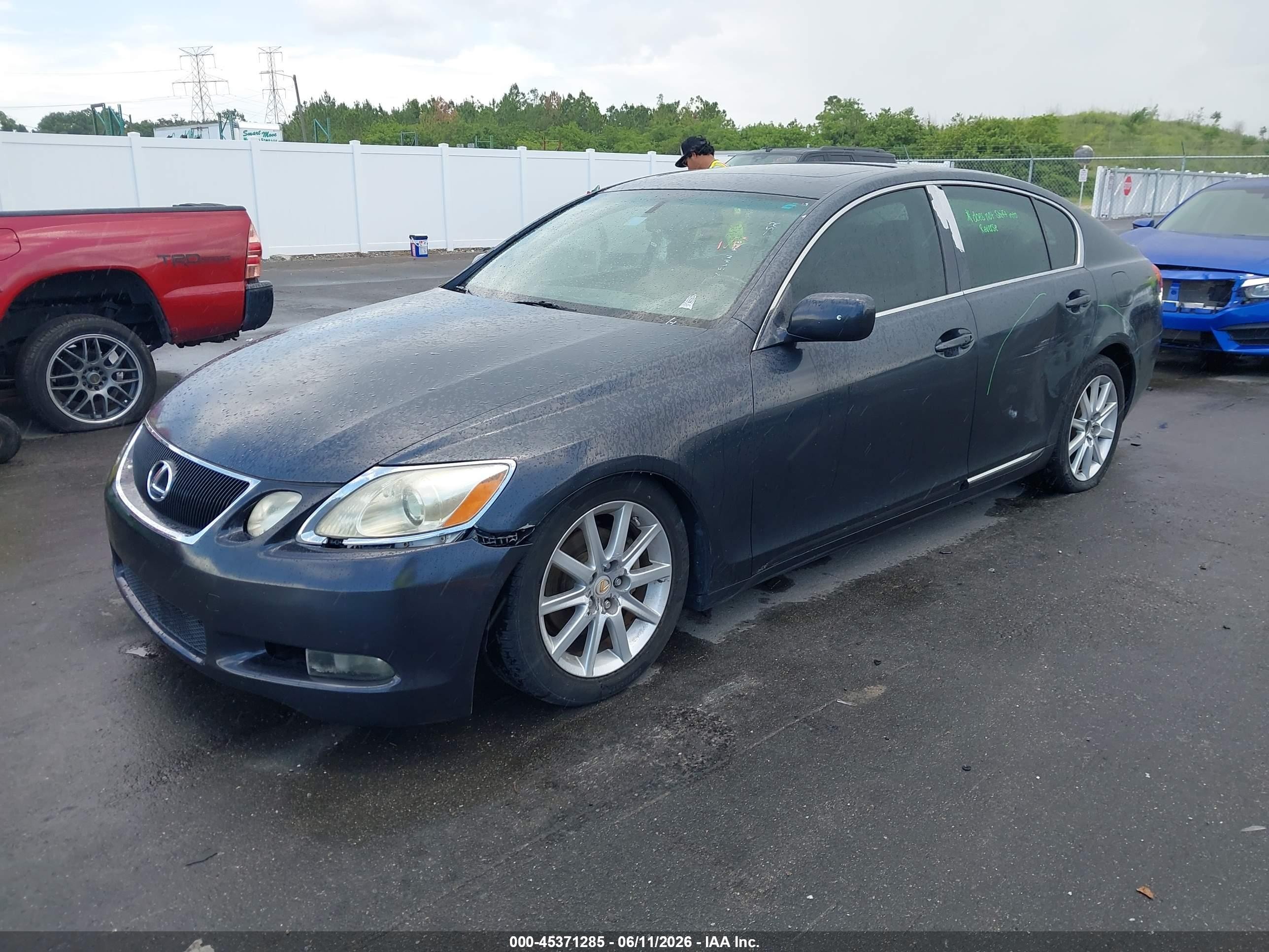 2006 Lexus Gs 300 Серый vin: JTHBH96S065008835