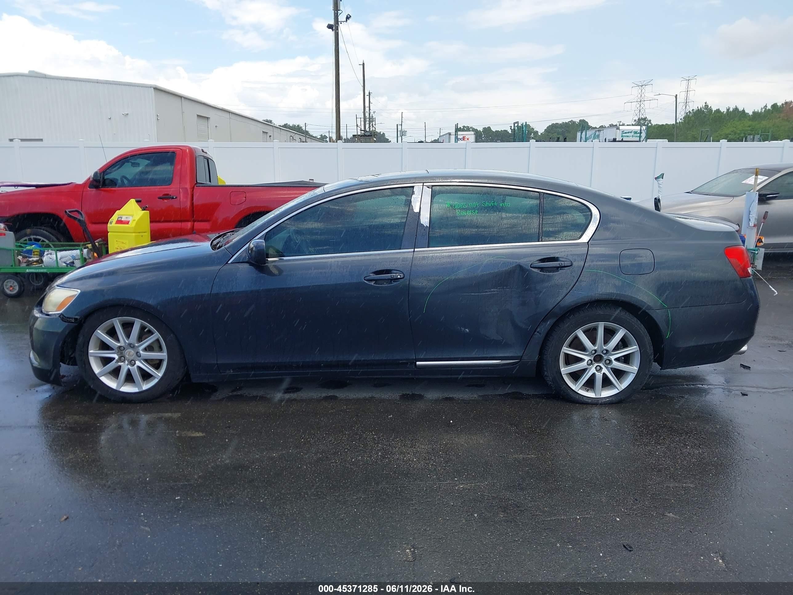 2006 Lexus Gs 300 Серый vin: JTHBH96S065008835