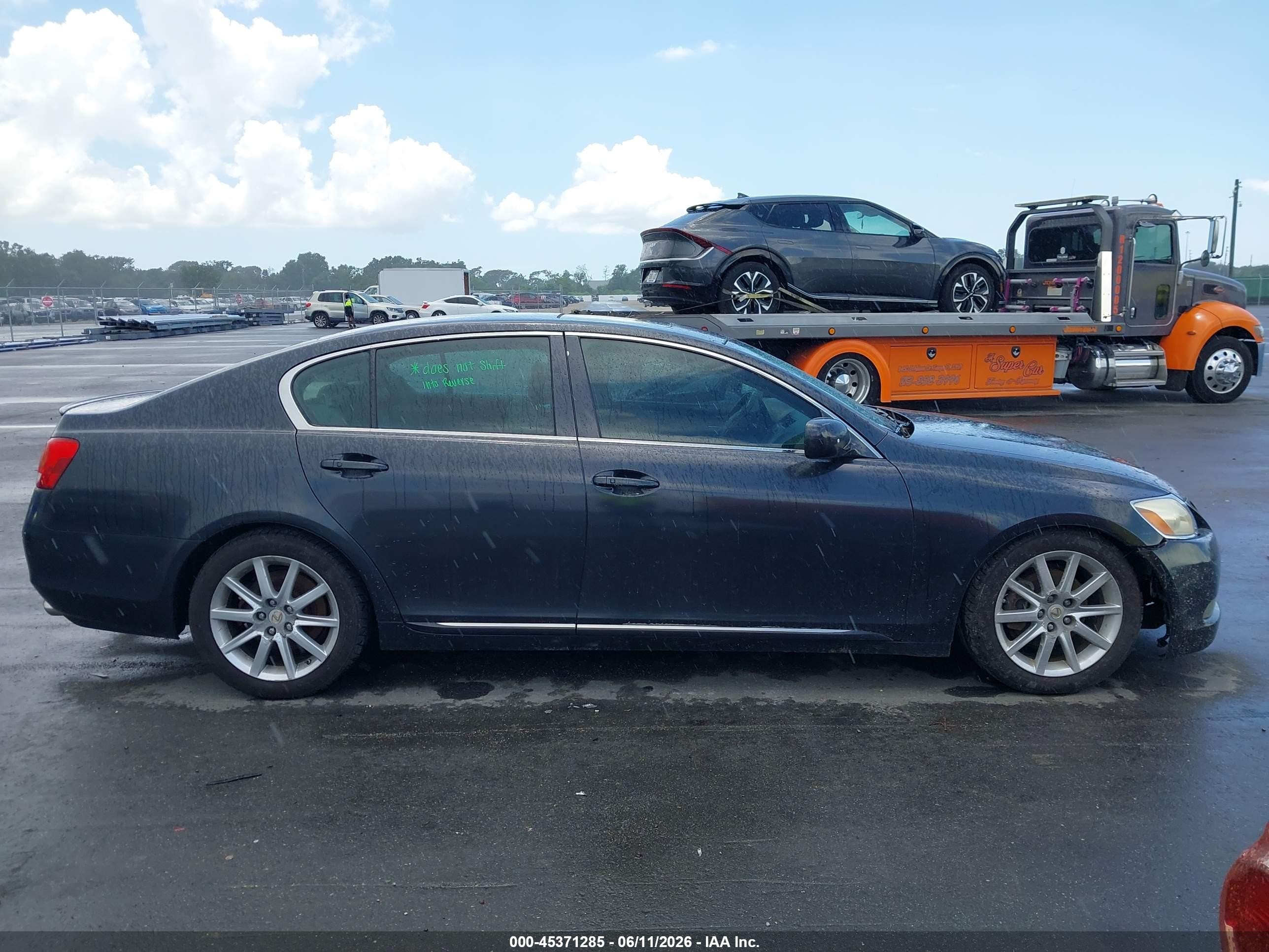 2006 Lexus Gs 300 Серый vin: JTHBH96S065008835