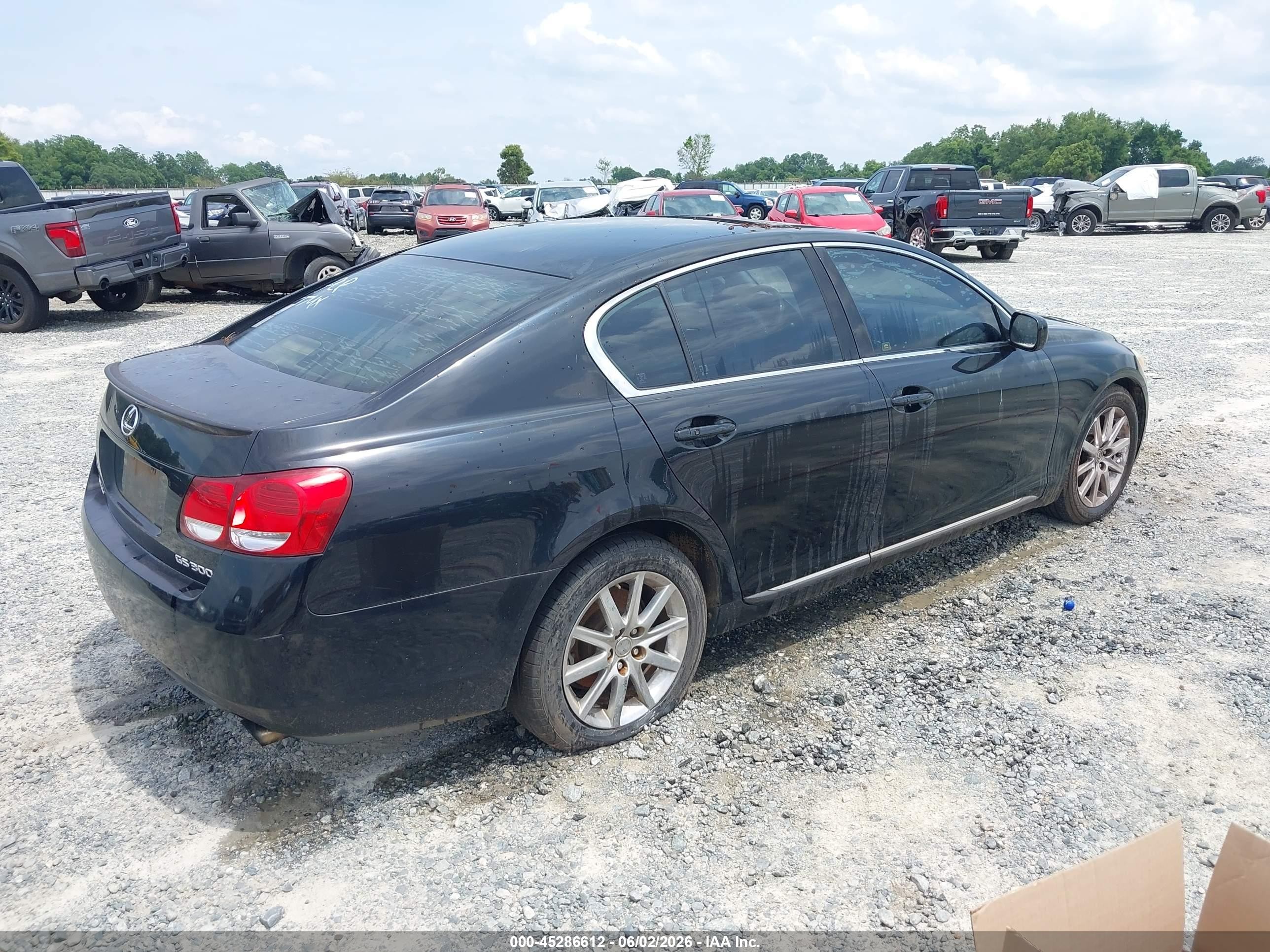 2006 Lexus Gs 300   Black vin: JTHBH96S065017406