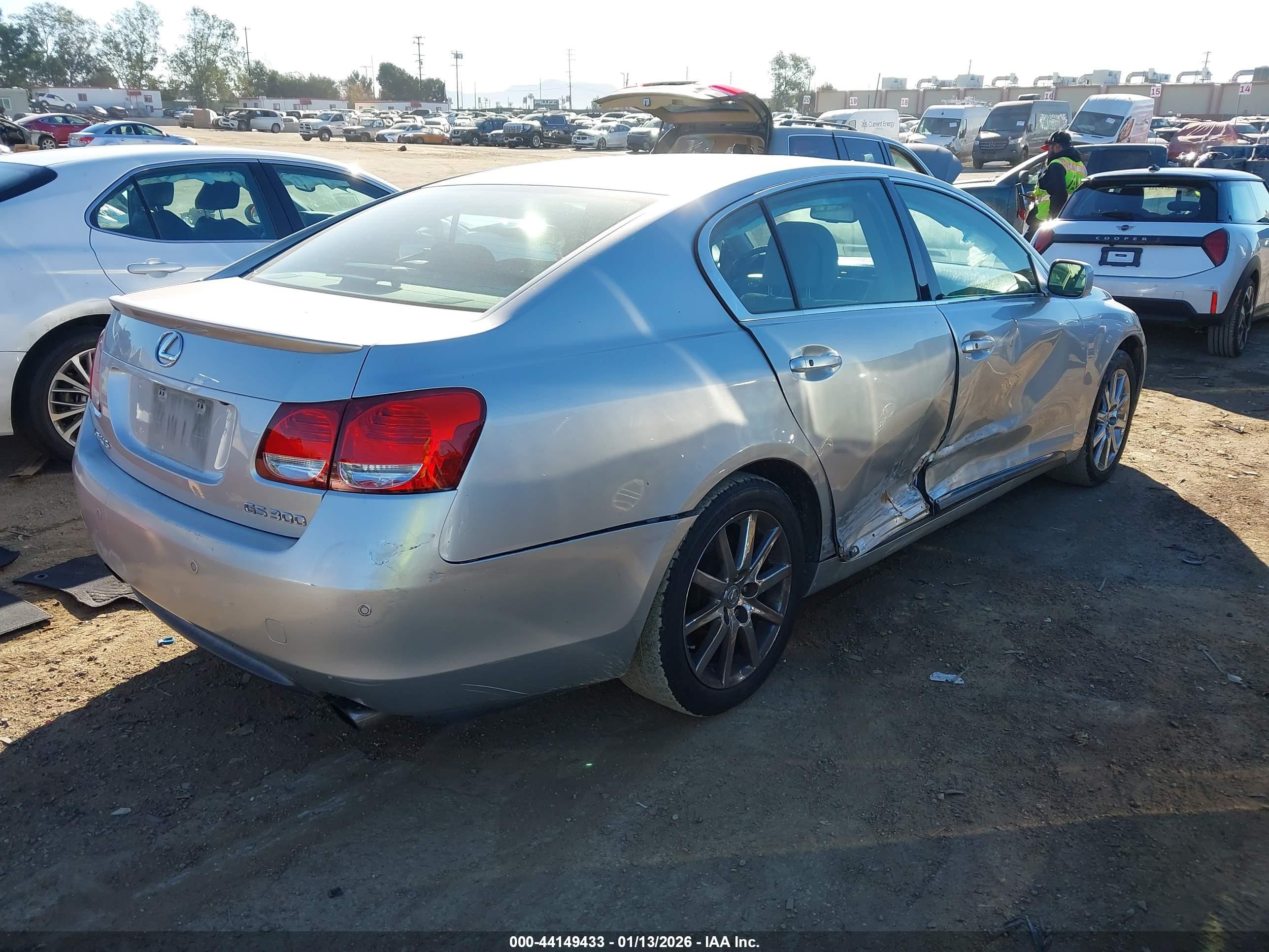 2006 Lexus Gs 300   Silver vin: JTHBH96S065027126