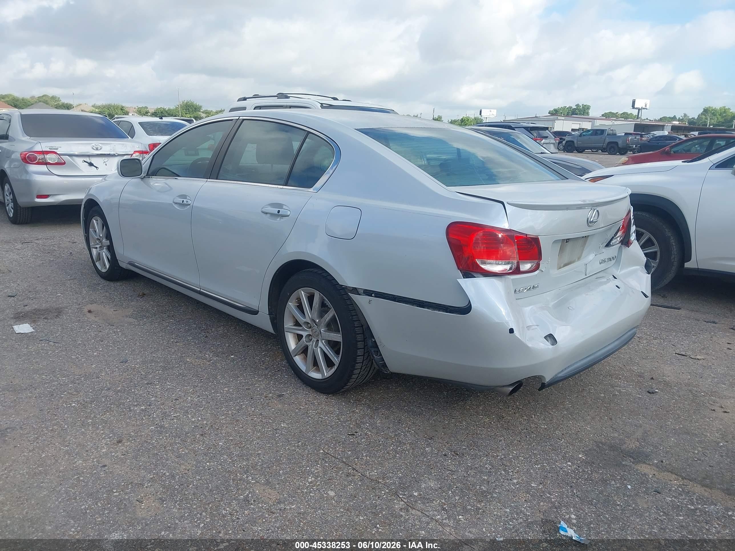 2006 Lexus Gs 300   White vin: JTHBH96S065032276