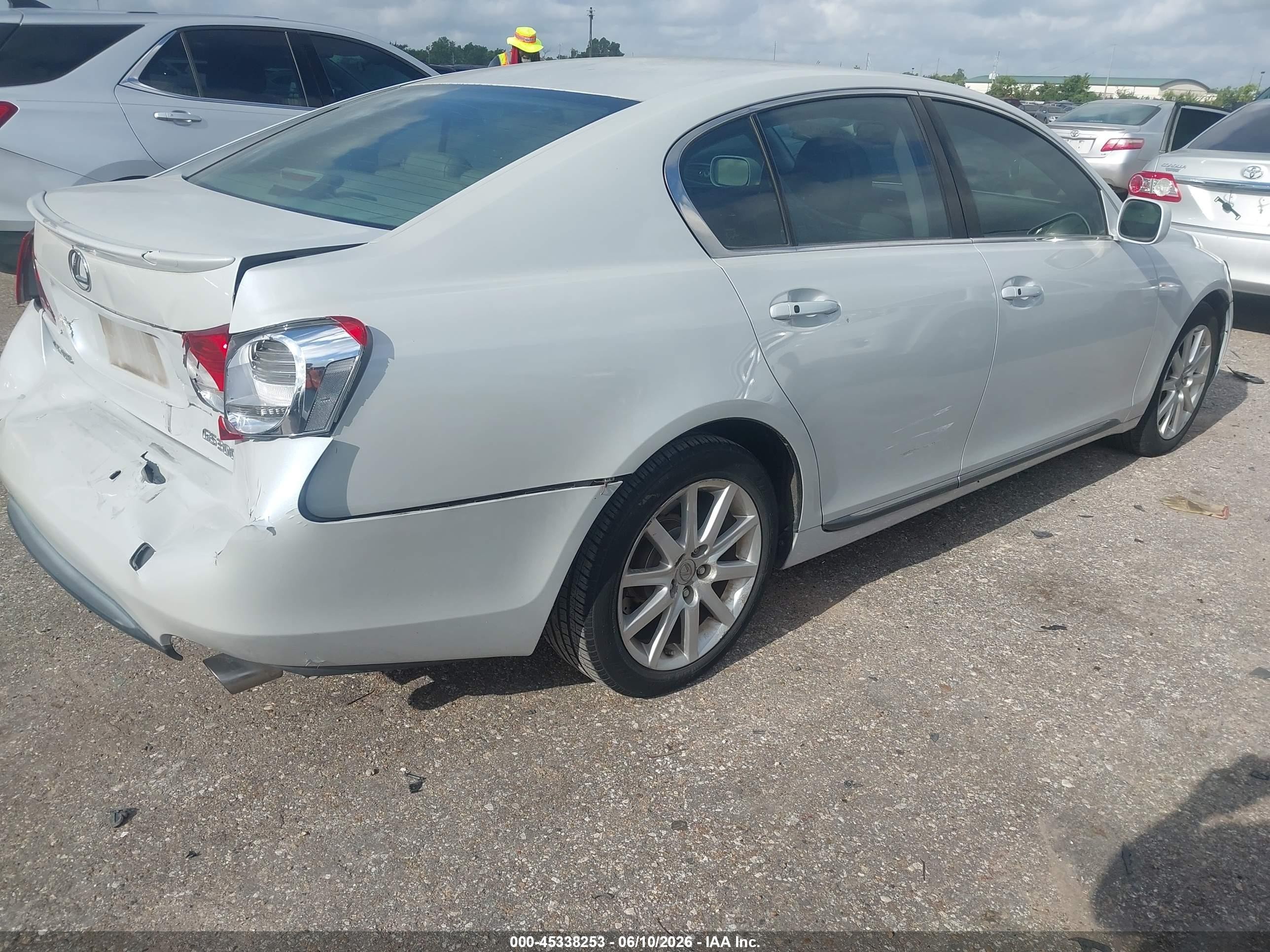 2006 Lexus Gs 300   White vin: JTHBH96S065032276
