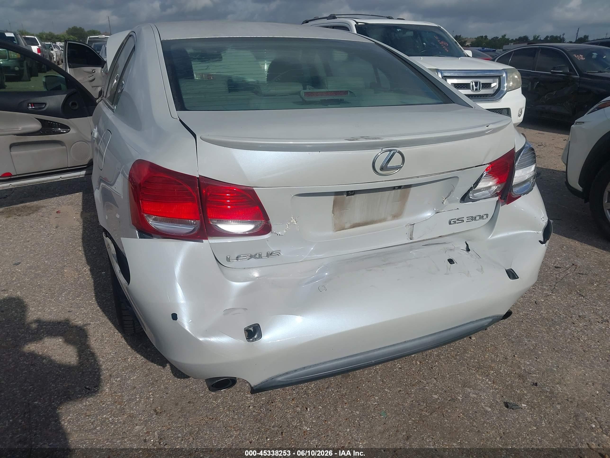 2006 Lexus Gs 300   White vin: JTHBH96S065032276