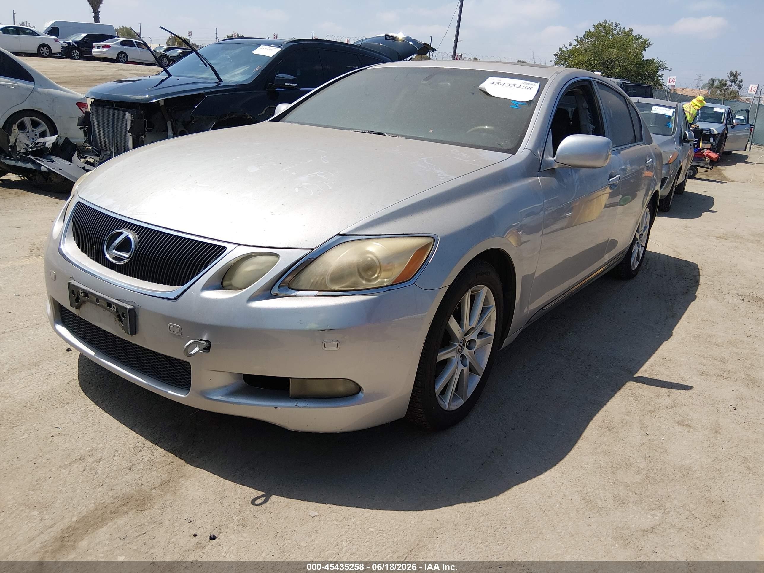 2006 Lexus Gs 300   Silver vin: JTHBH96S165020086