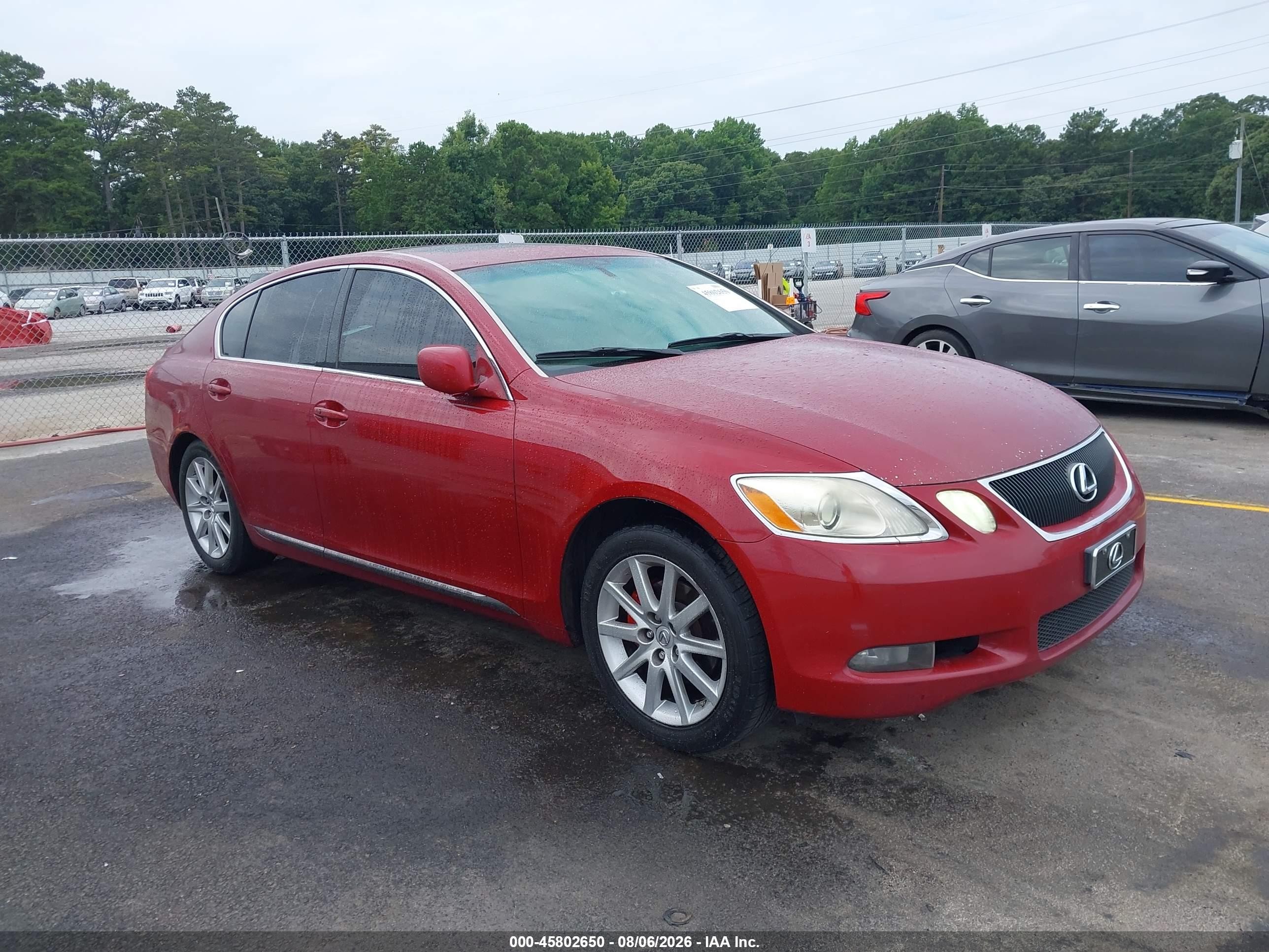 2006 Lexus Gs 300   Red vin: JTHBH96S165020590