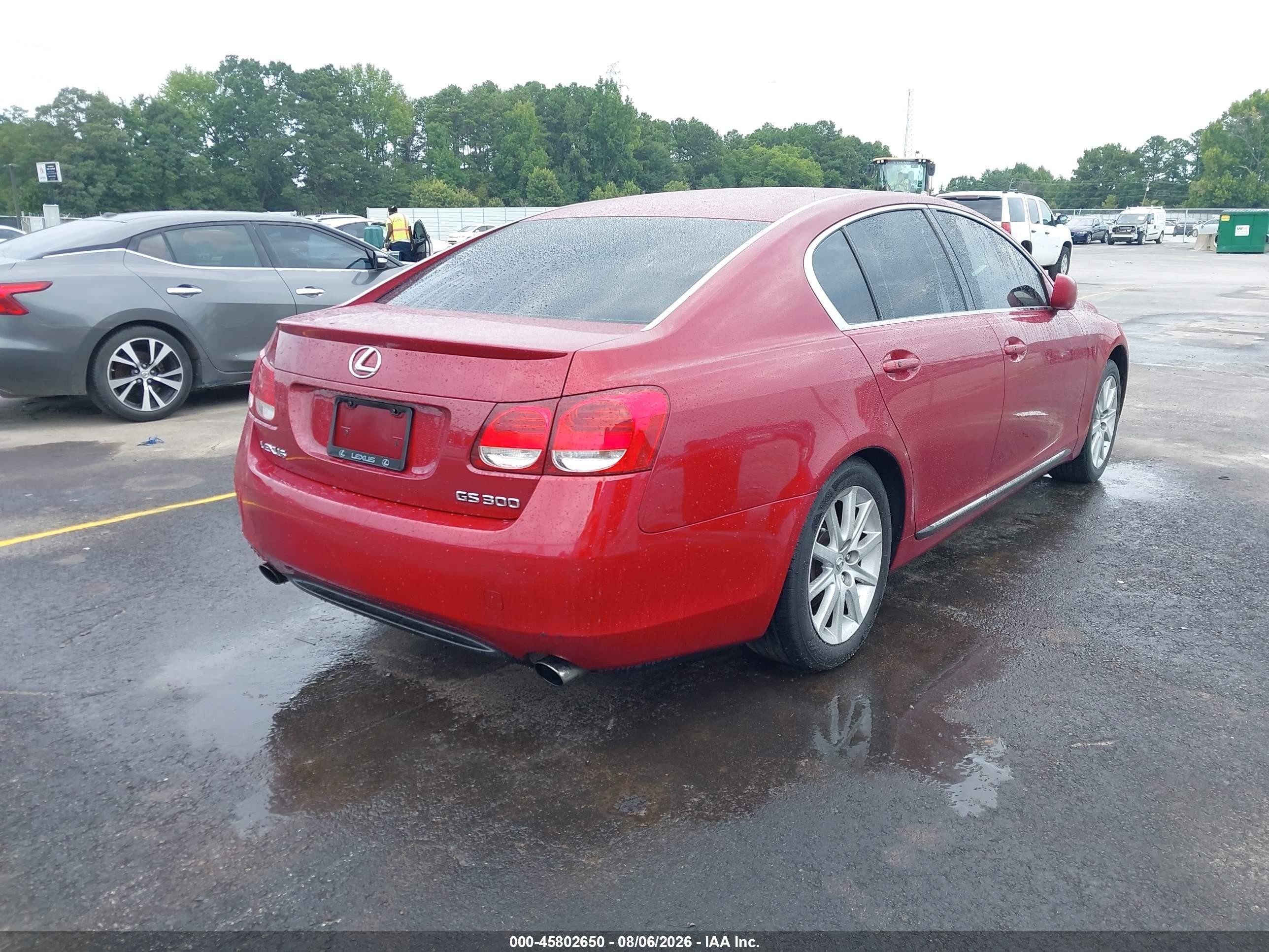 2006 Lexus Gs 300   Red vin: JTHBH96S165020590