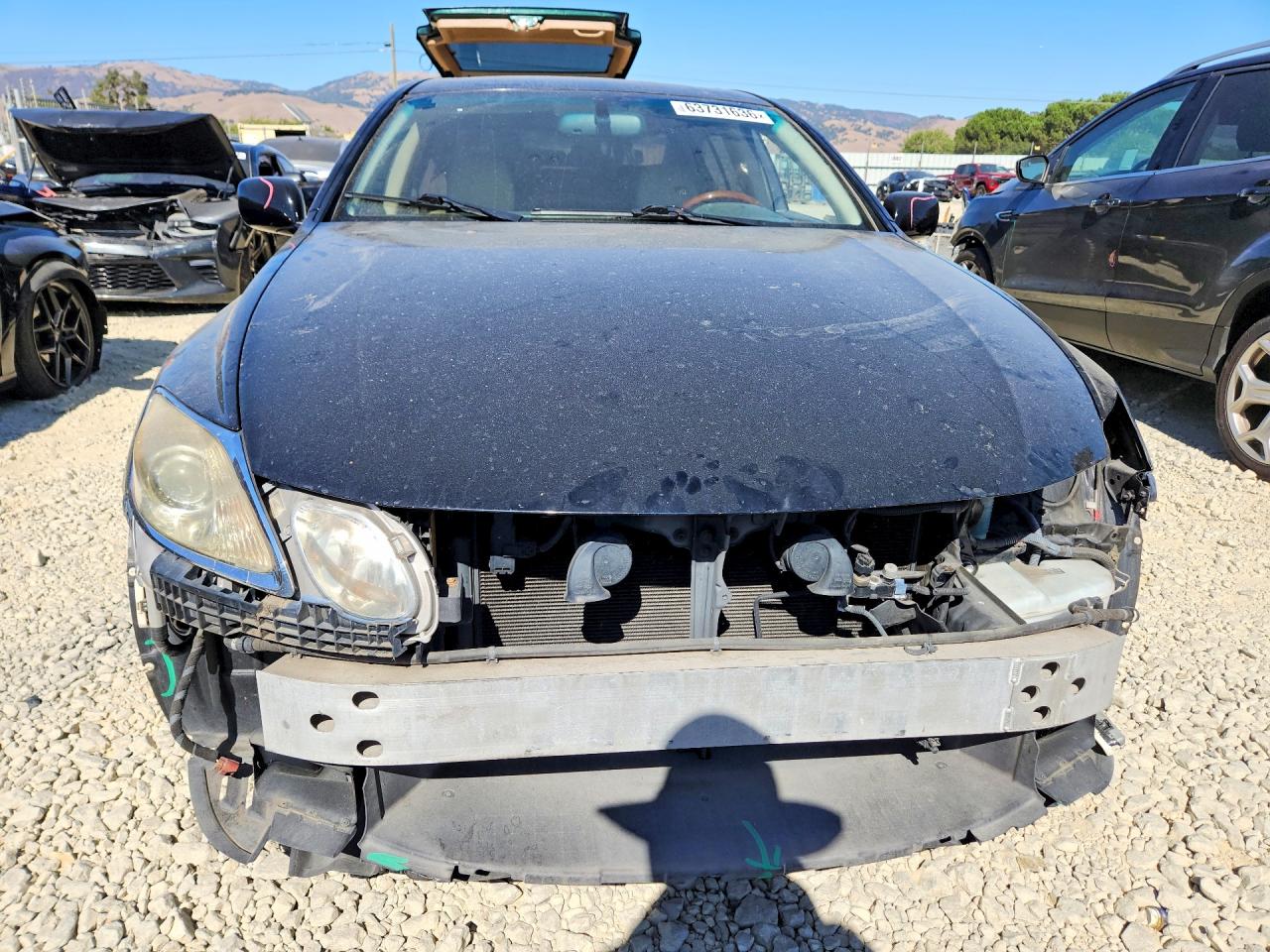 2006 Lexus Gs 300 Black vin: JTHBH96S165025434