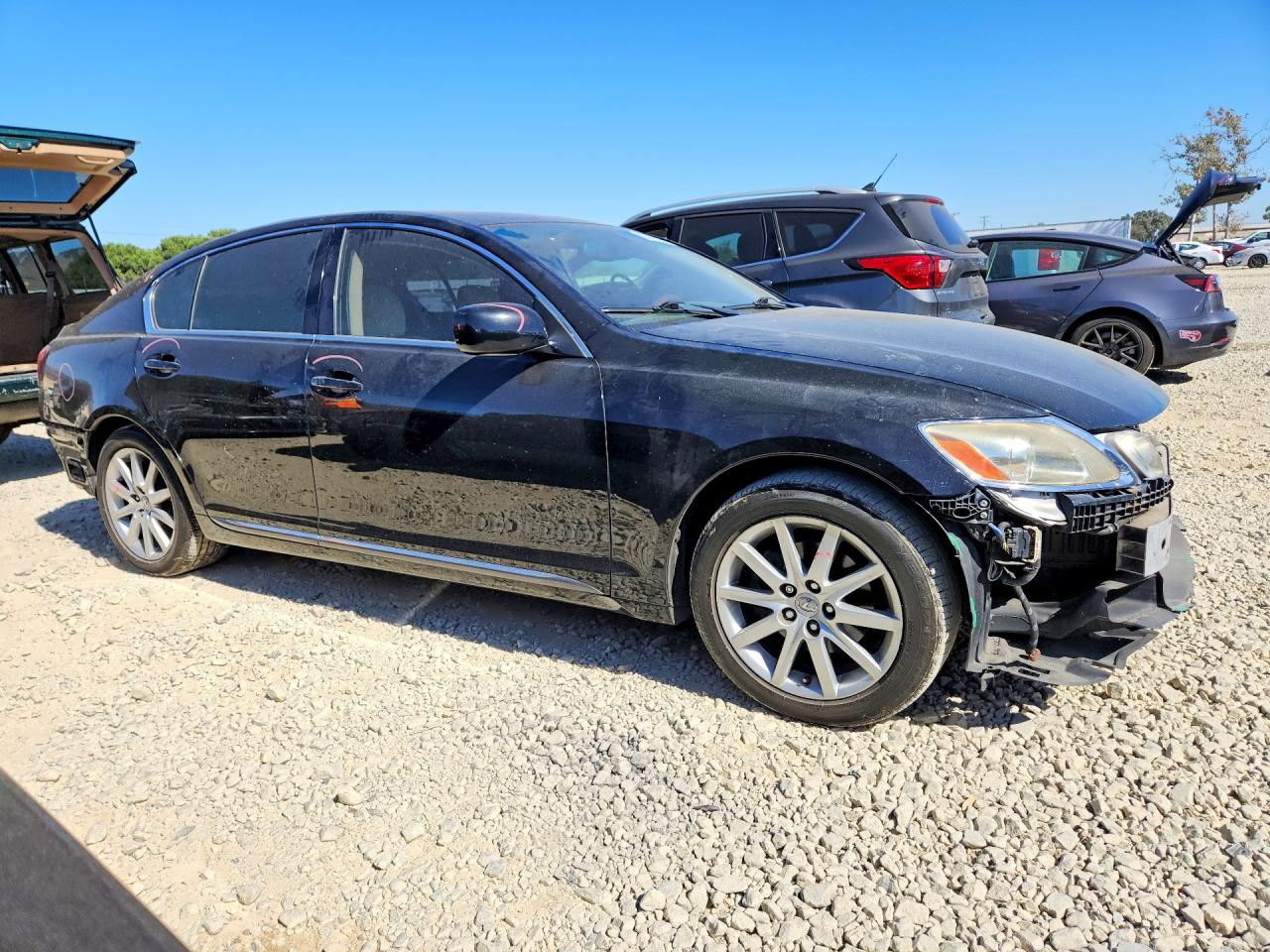 2006 Lexus Gs 300 Black vin: JTHBH96S165025434