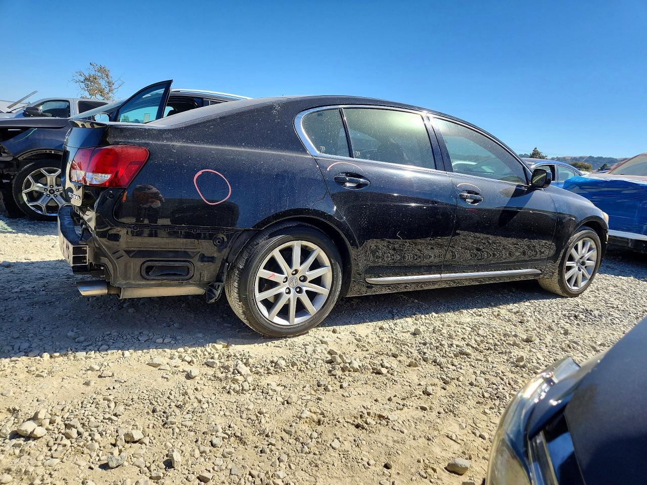 2006 Lexus Gs 300 Black vin: JTHBH96S165025434