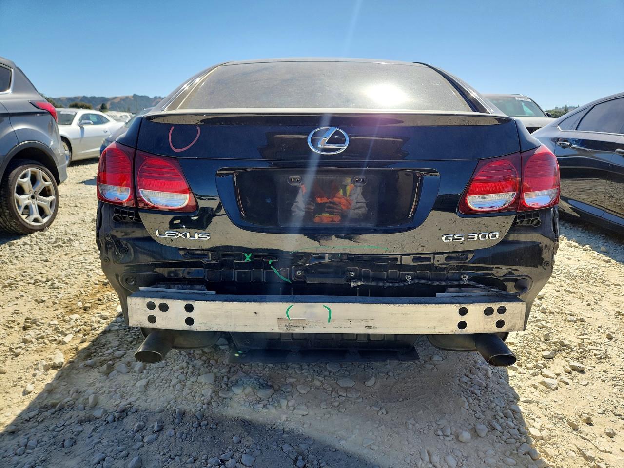 2006 Lexus Gs 300 Black vin: JTHBH96S165025434