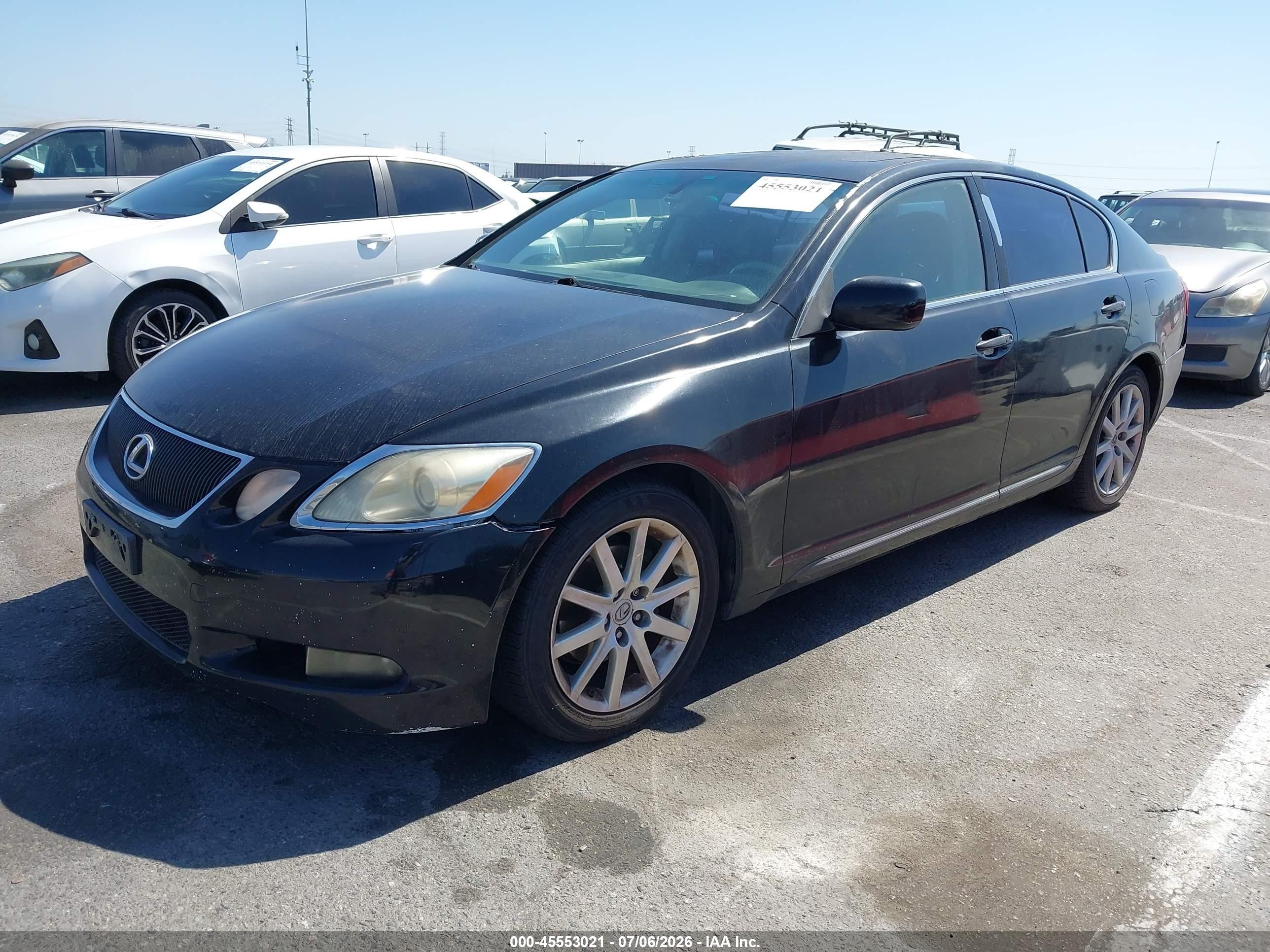 2006 Lexus Gs 300   Black vin: JTHBH96S165027930