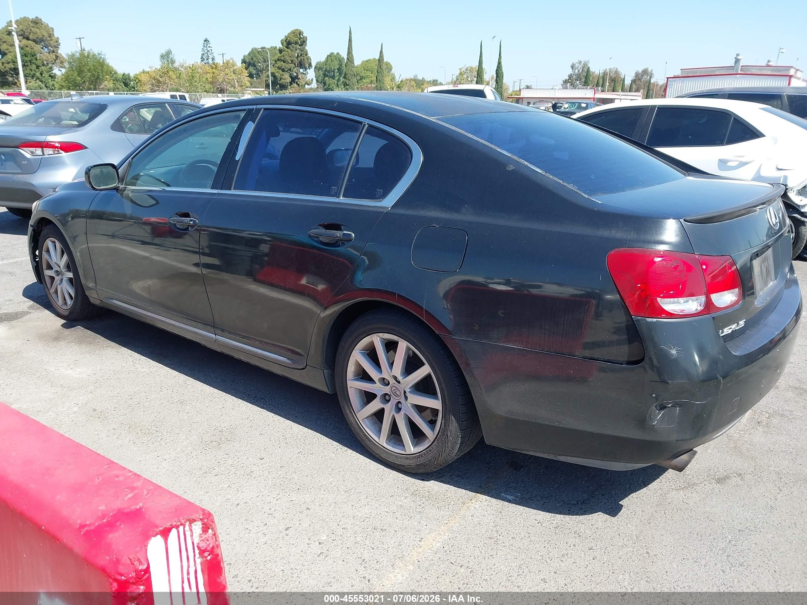 2006 Lexus Gs 300   Black vin: JTHBH96S165027930