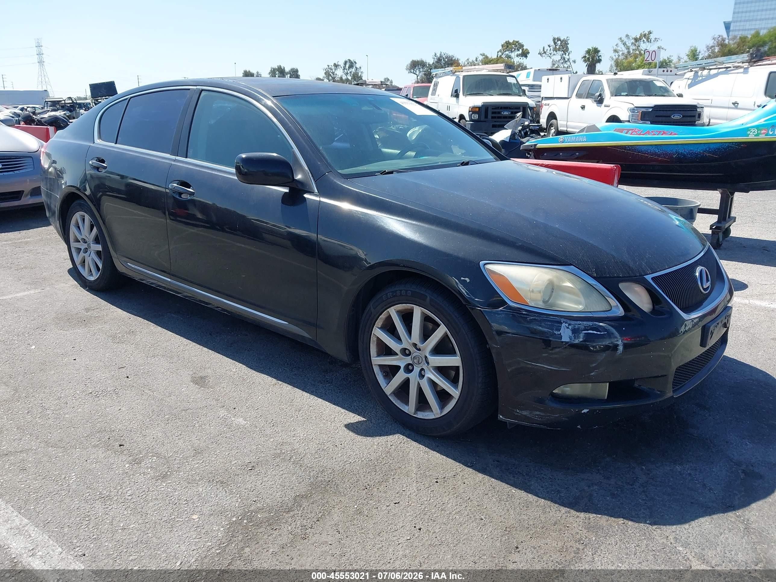 2006 Lexus Gs 300   Black vin: JTHBH96S165027930