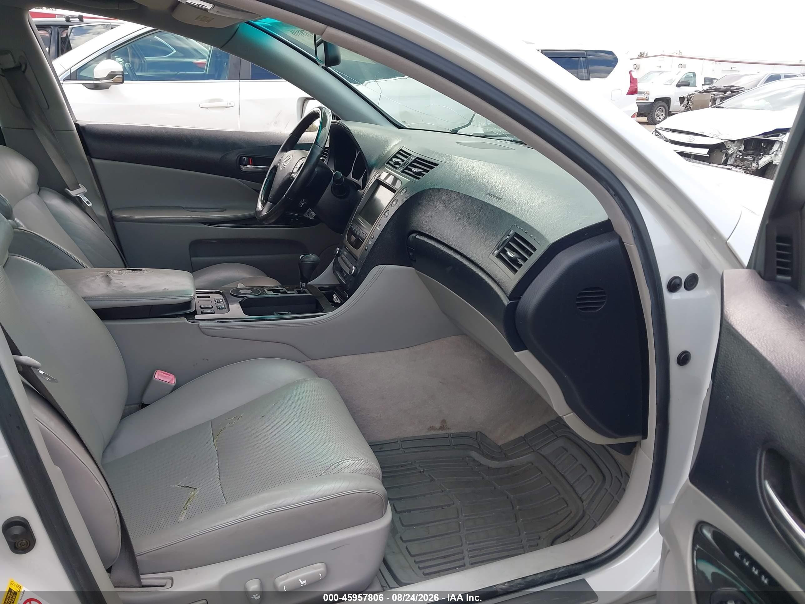 2006 Lexus Gs 300 White vin: JTHBH96S165030035