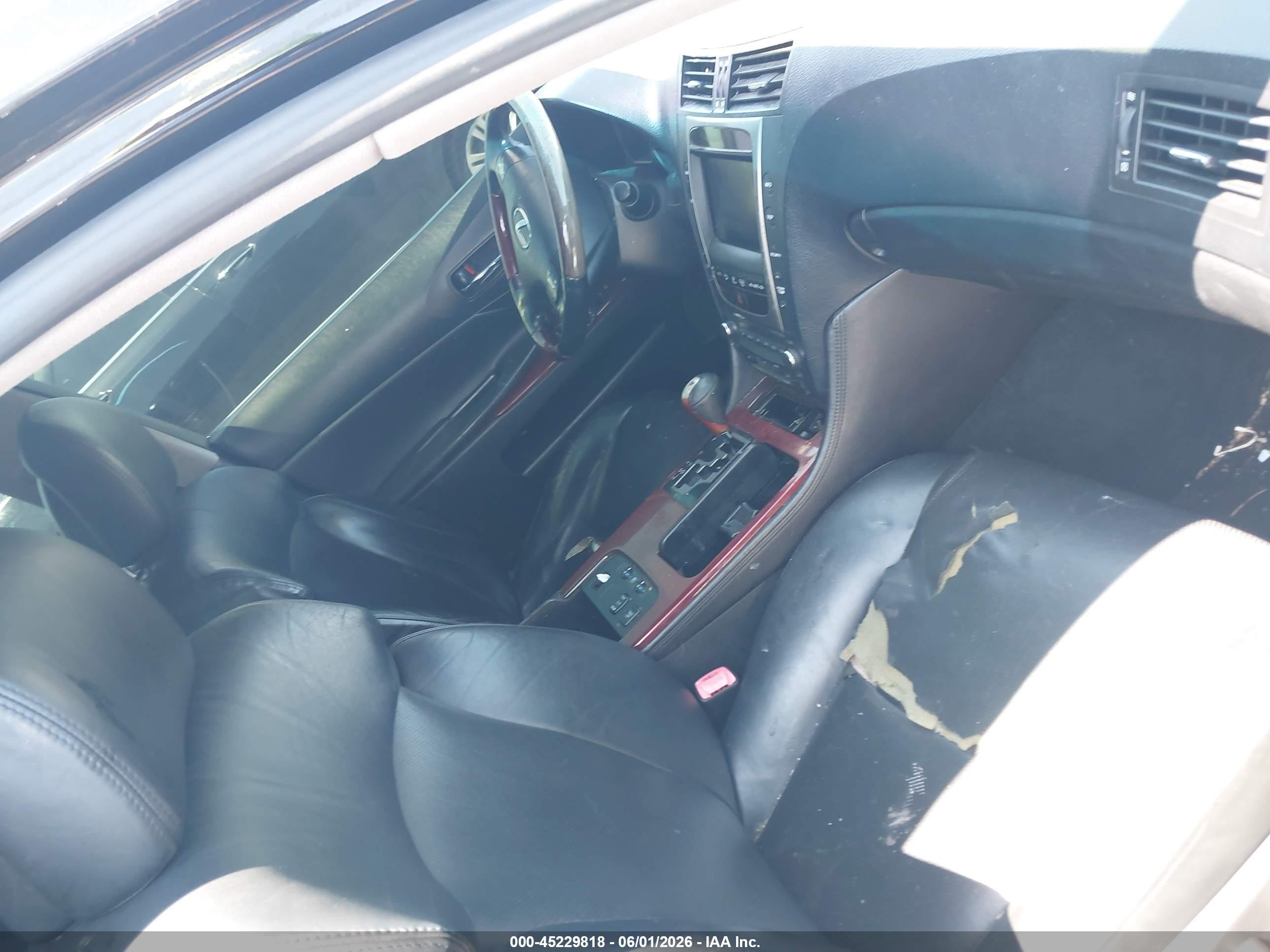 2006 Lexus Gs 300   Black vin: JTHBH96S165032965