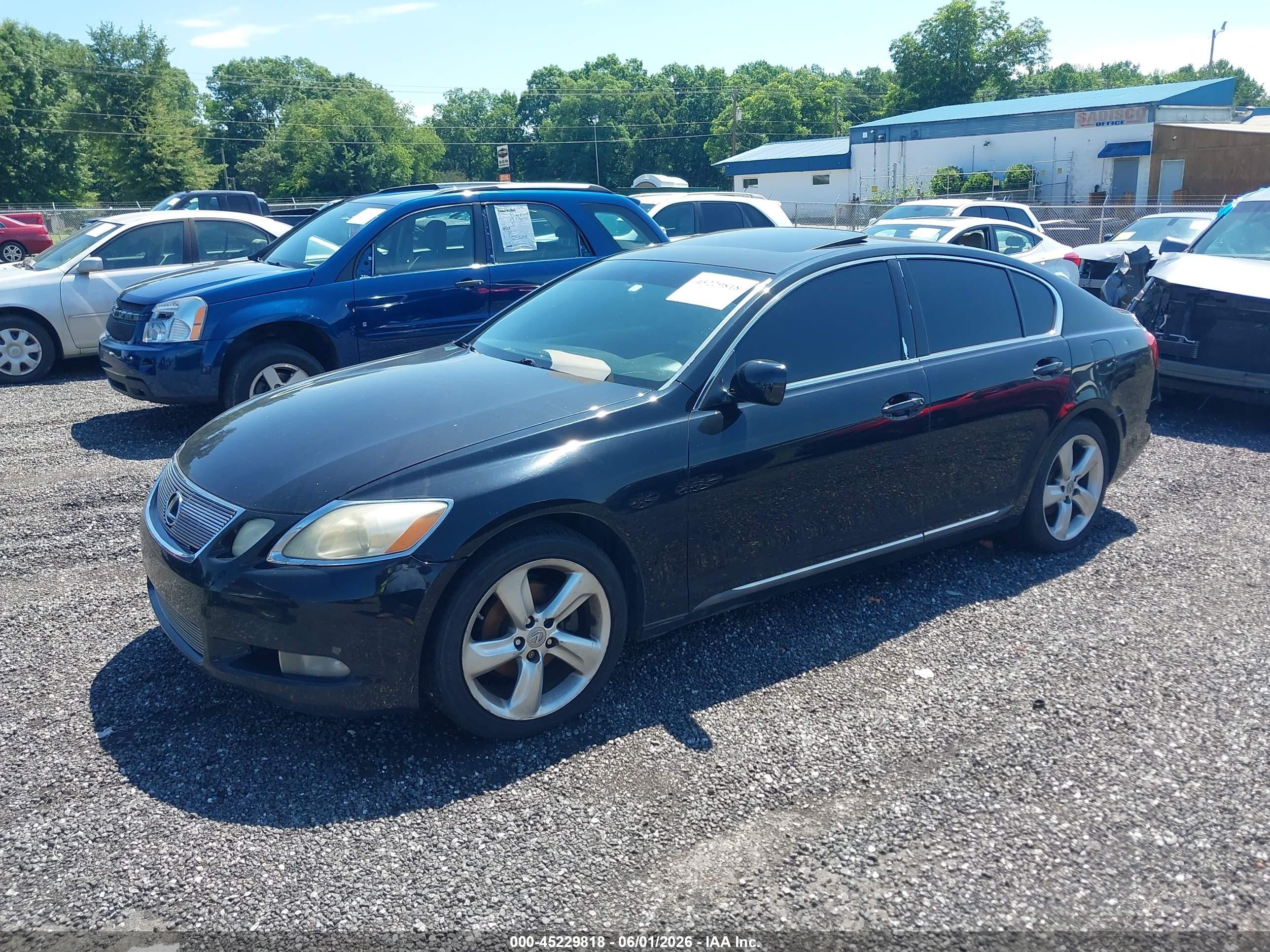 2006 Lexus Gs 300   Black vin: JTHBH96S165032965
