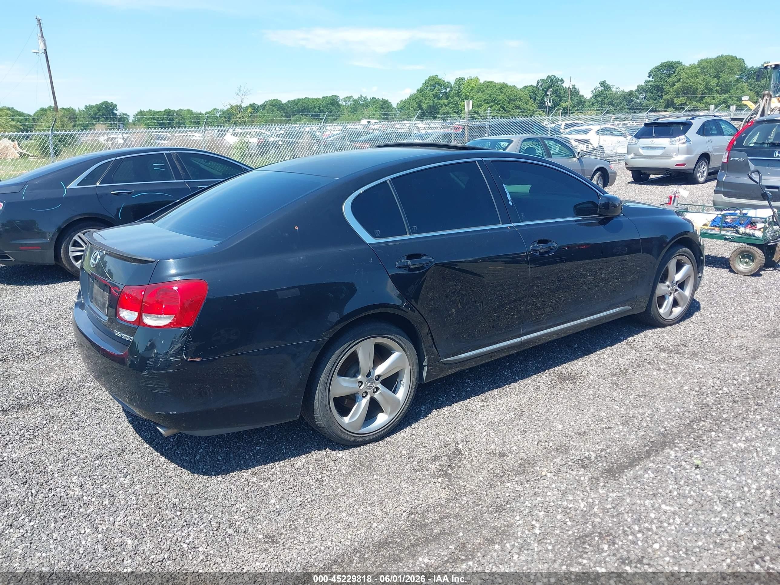 2006 Lexus Gs 300   Black vin: JTHBH96S165032965
