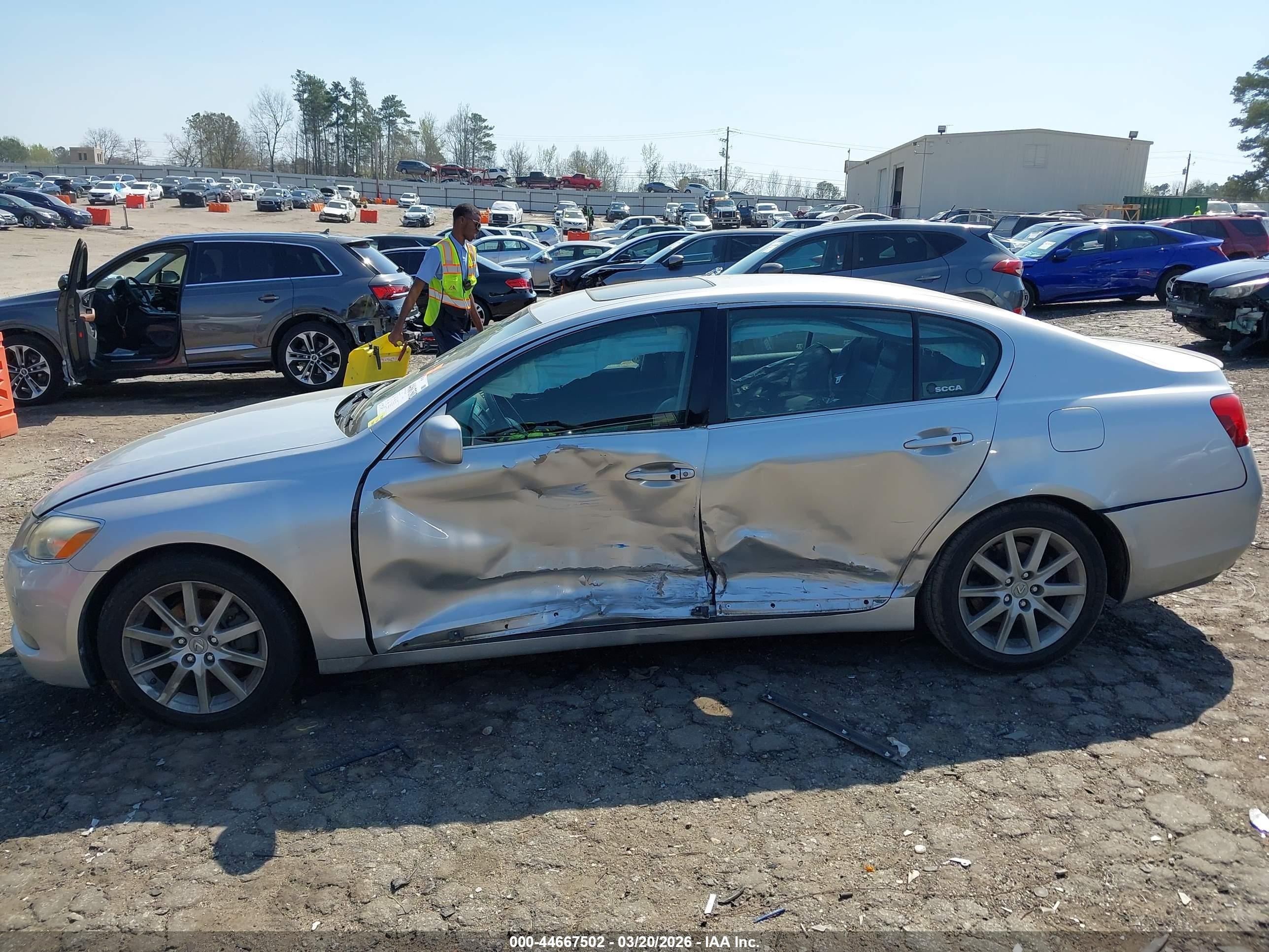 2006 Lexus Gs 300 Silver vin: JTHBH96S165037597