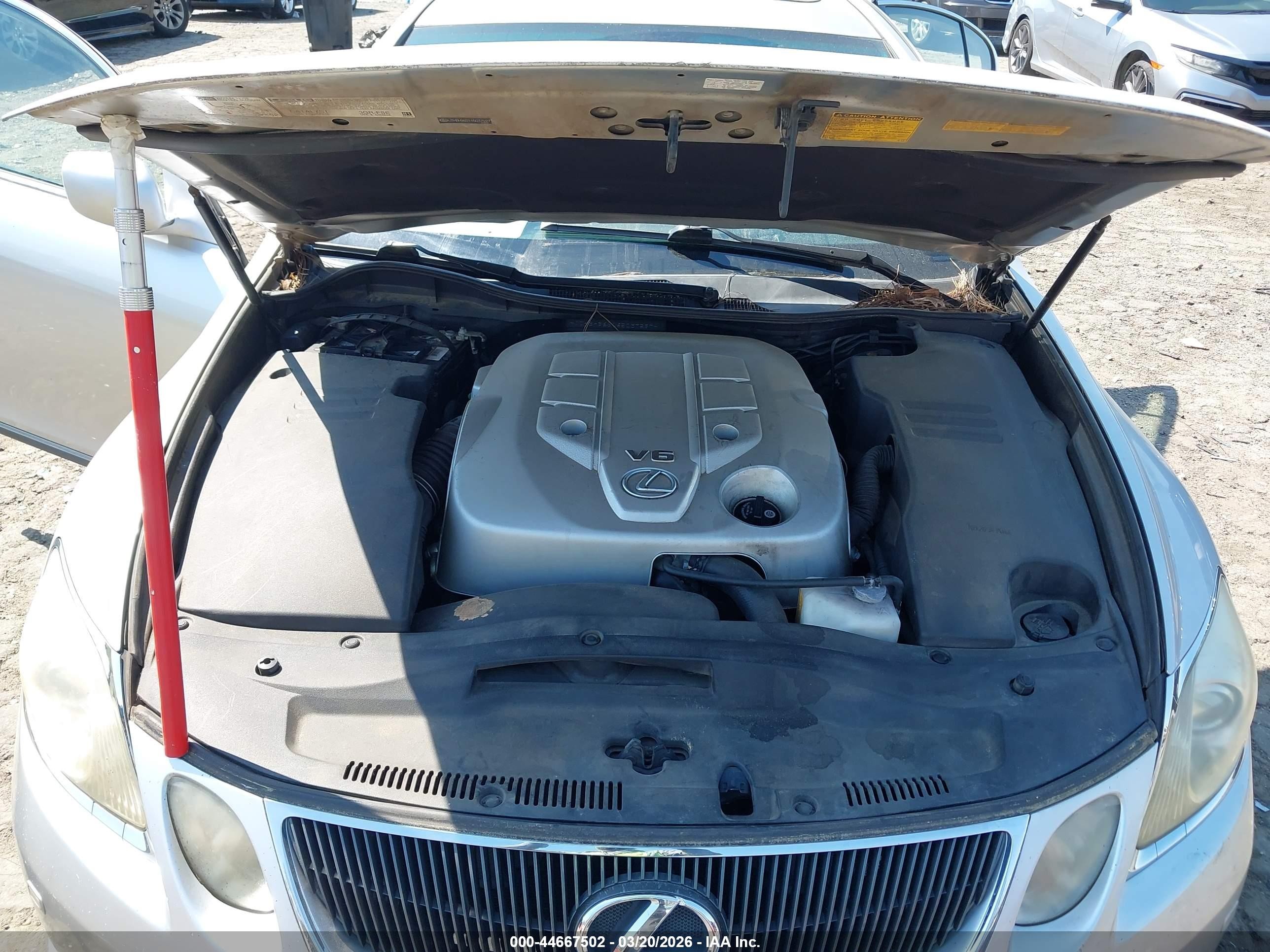 2006 Lexus Gs 300 Silver vin: JTHBH96S165037597