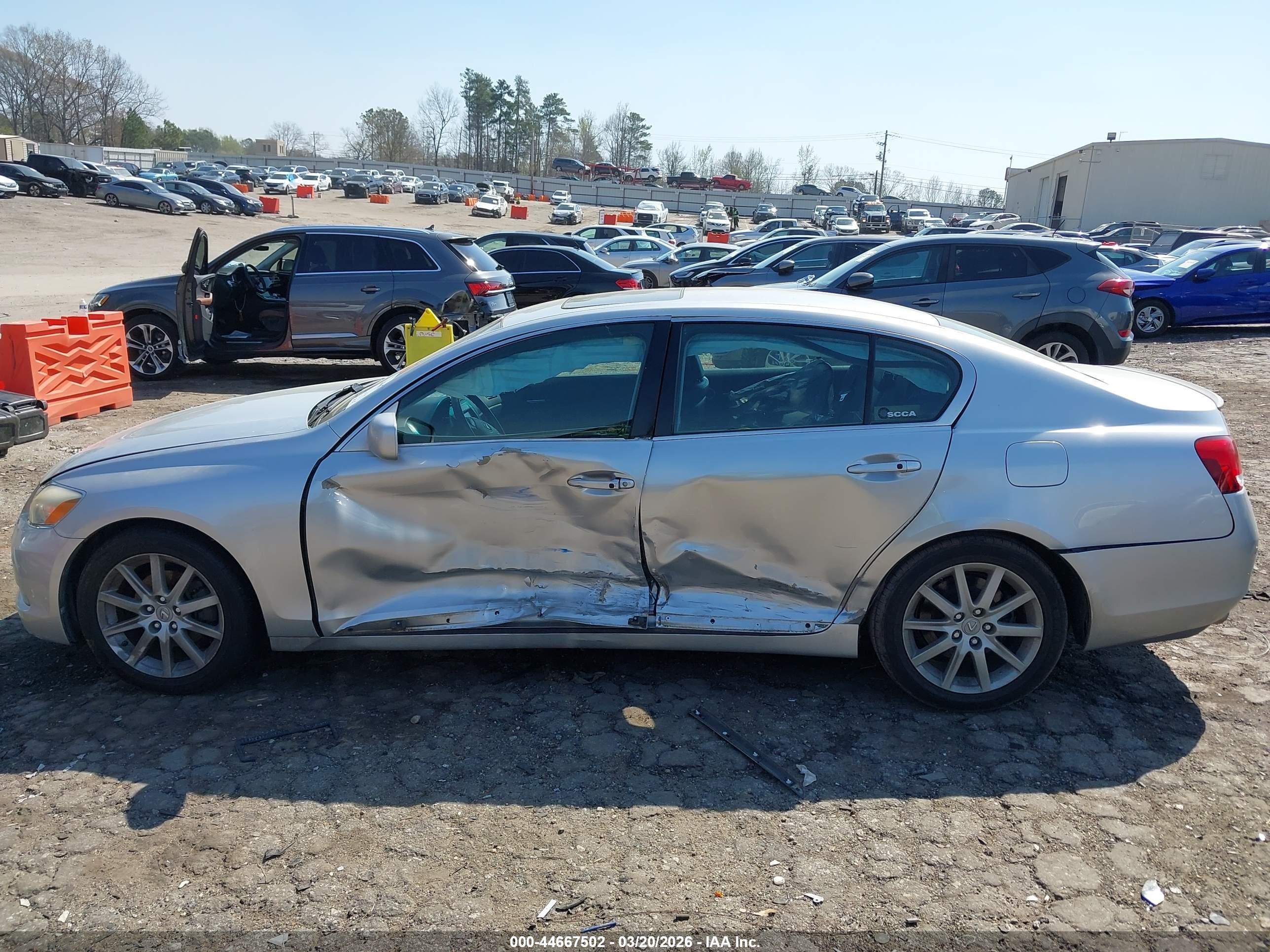 2006 Lexus Gs 300 Silver vin: JTHBH96S165037597