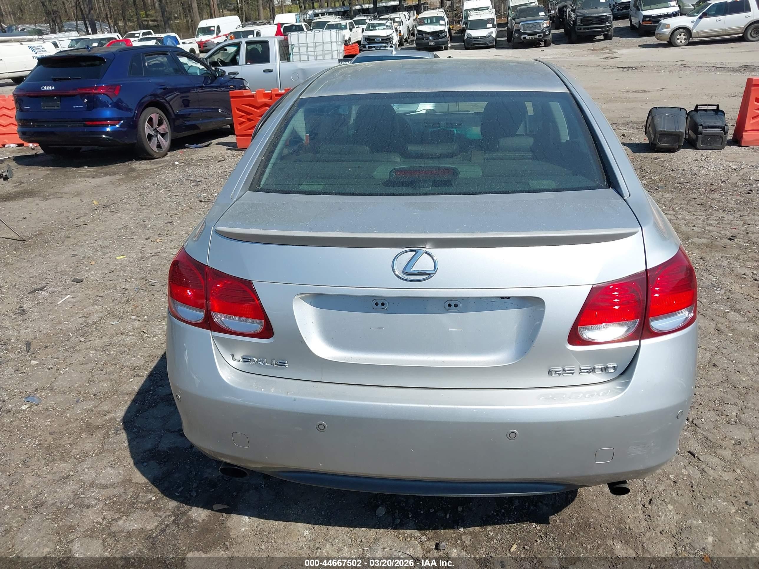 2006 Lexus Gs 300 Silver vin: JTHBH96S165037597