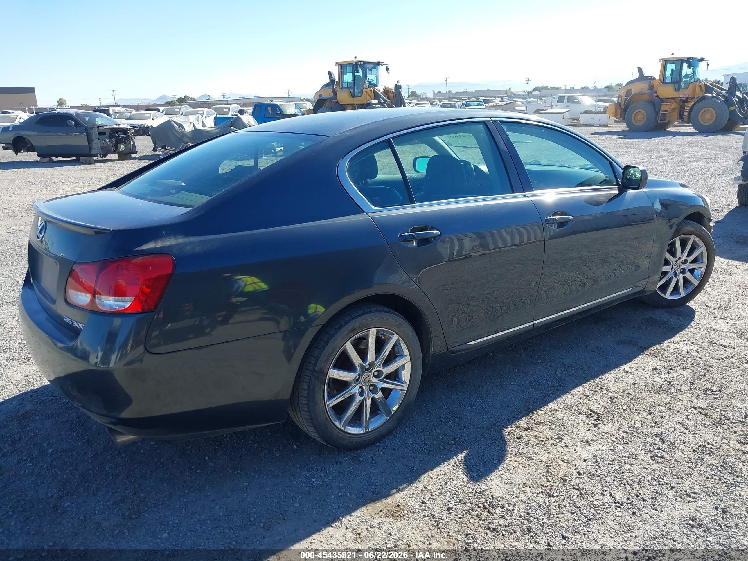 2006 Lexus Gs 300   Gray vin: JTHBH96S165042525