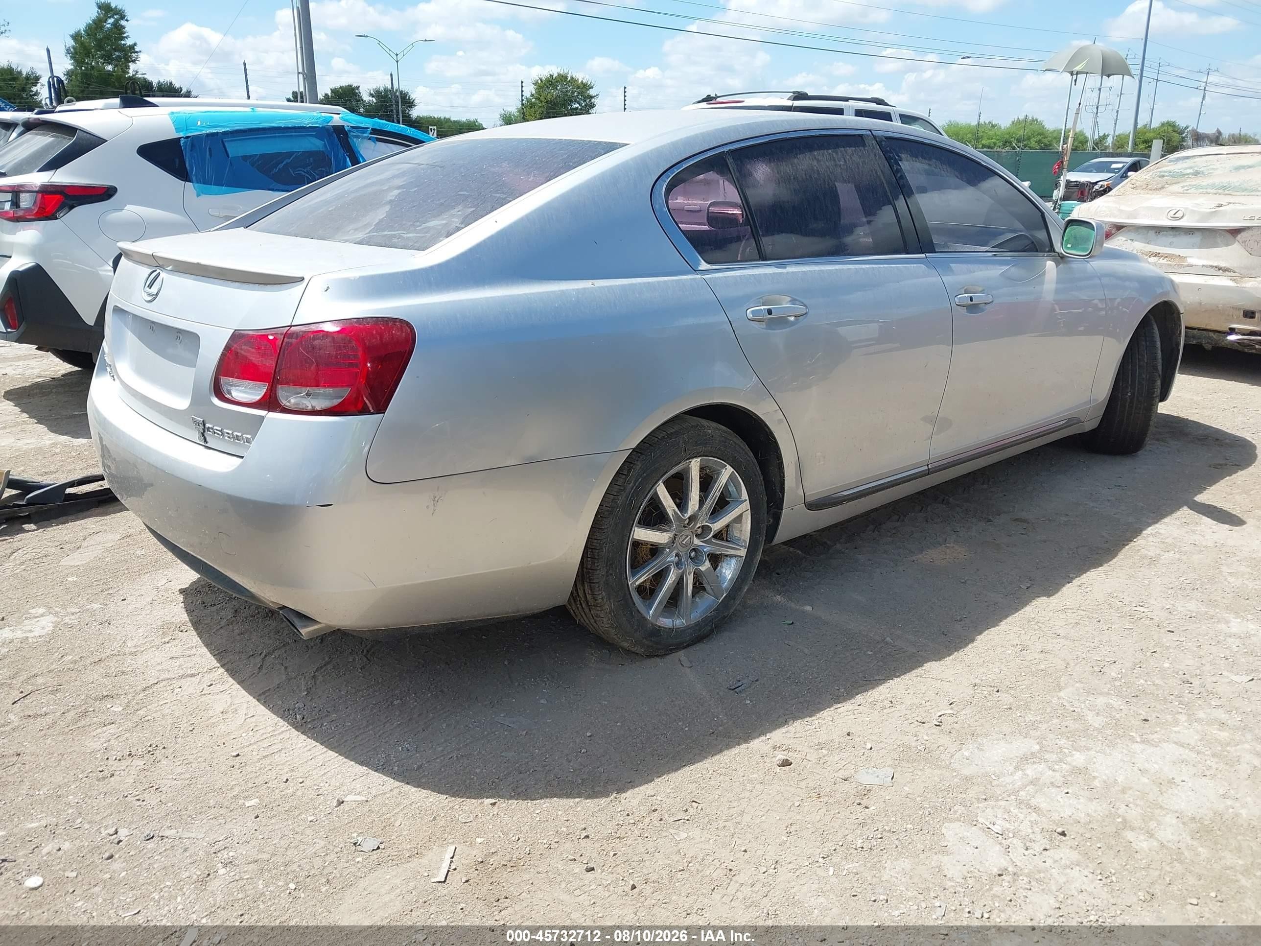 2006 Lexus Gs 300   Silver vin: JTHBH96S265045630