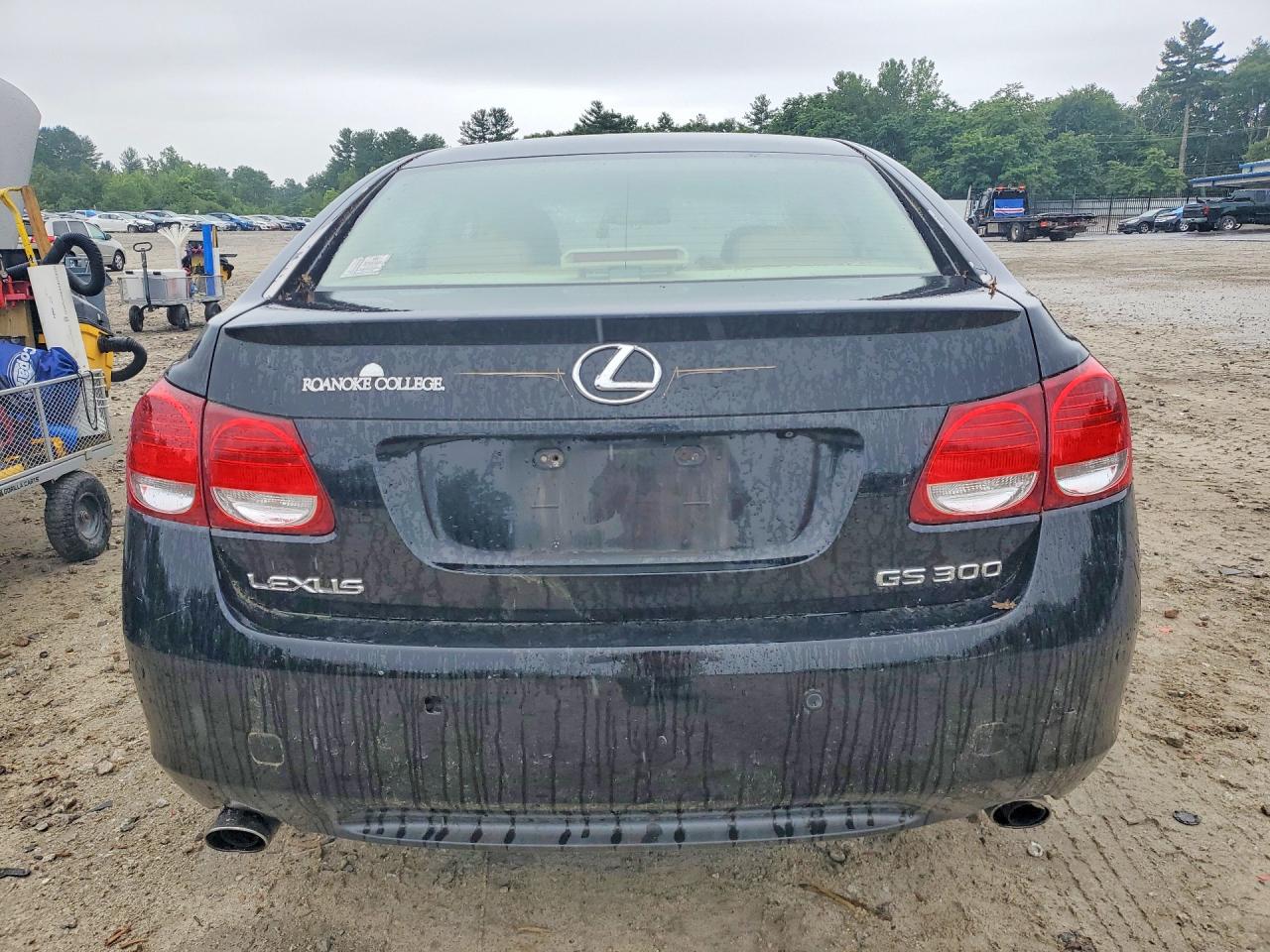 2006 Lexus Gs 300 Black vin: JTHBH96S365000728